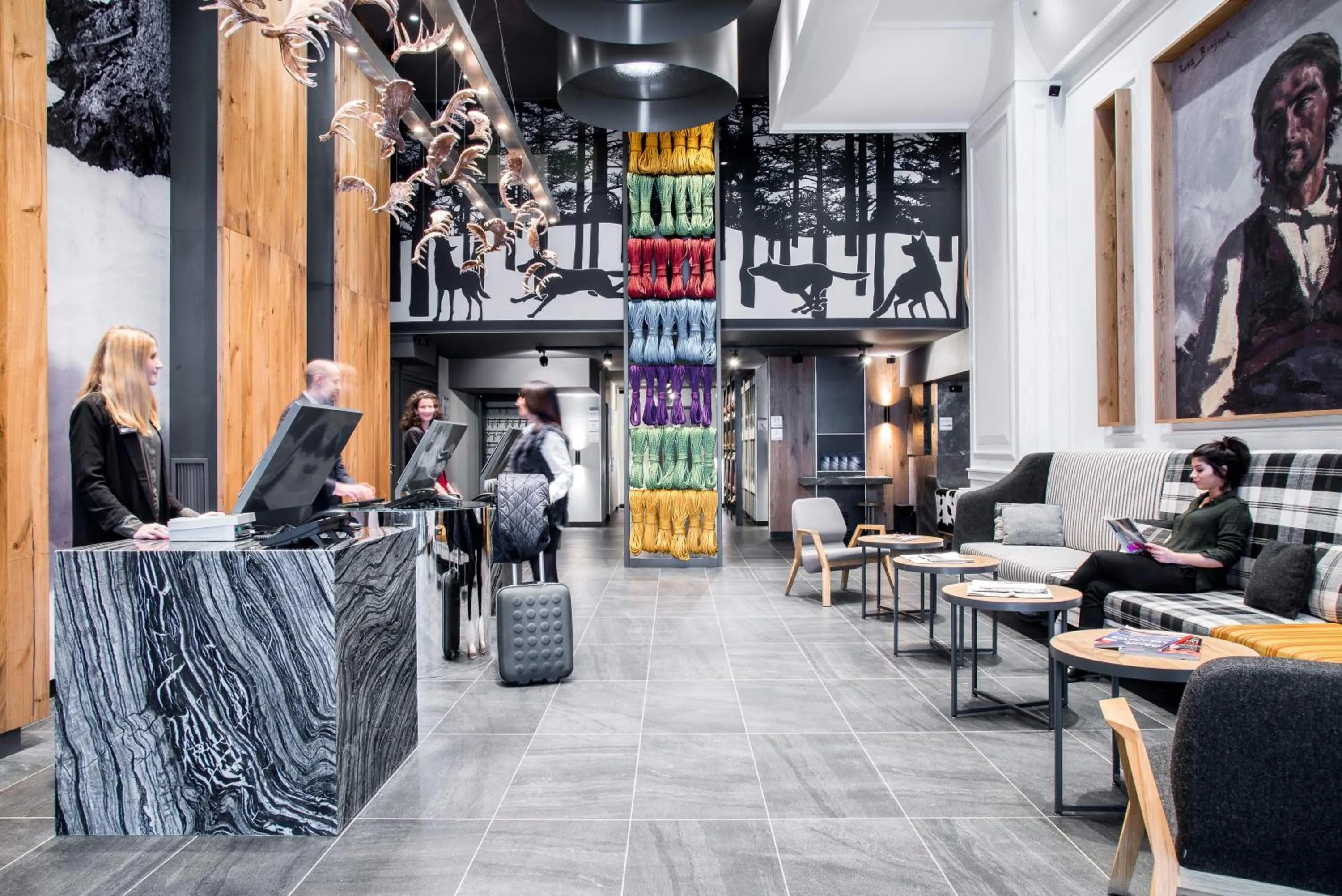 Lobby or reception in Alpina Eclectic Hotel