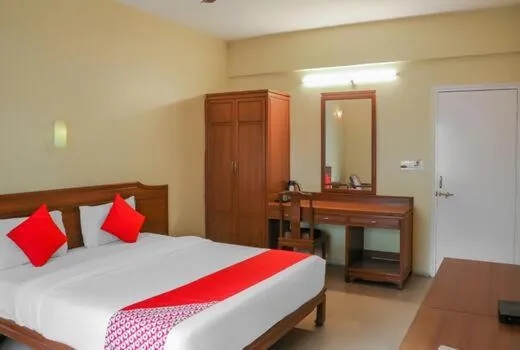 Bed in Hotel Nandanvan Annexe