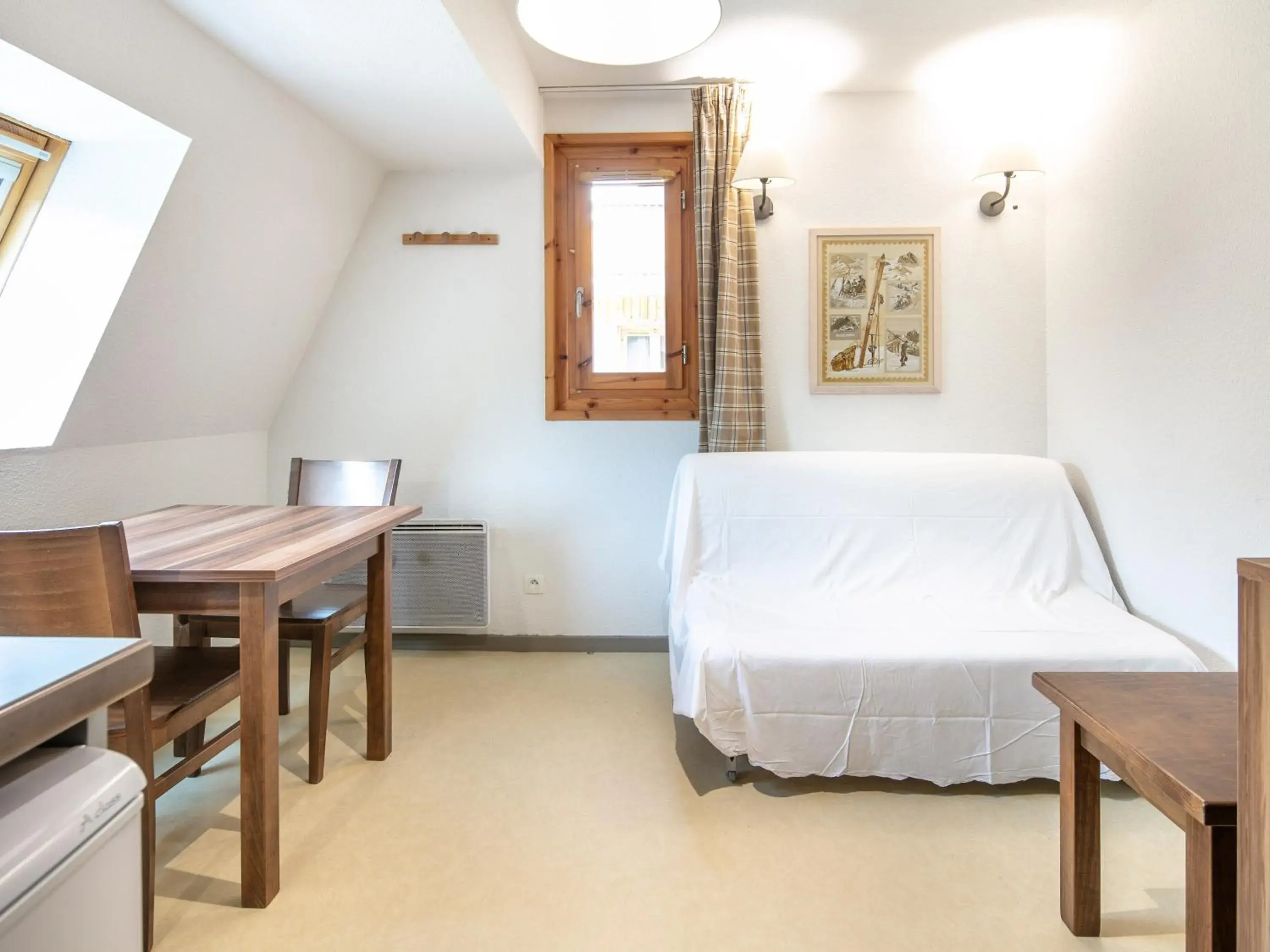 Living room, Bed in Vacancéole - Les Gentianes Living room, Bed in Vacancéole - Les Gentianes