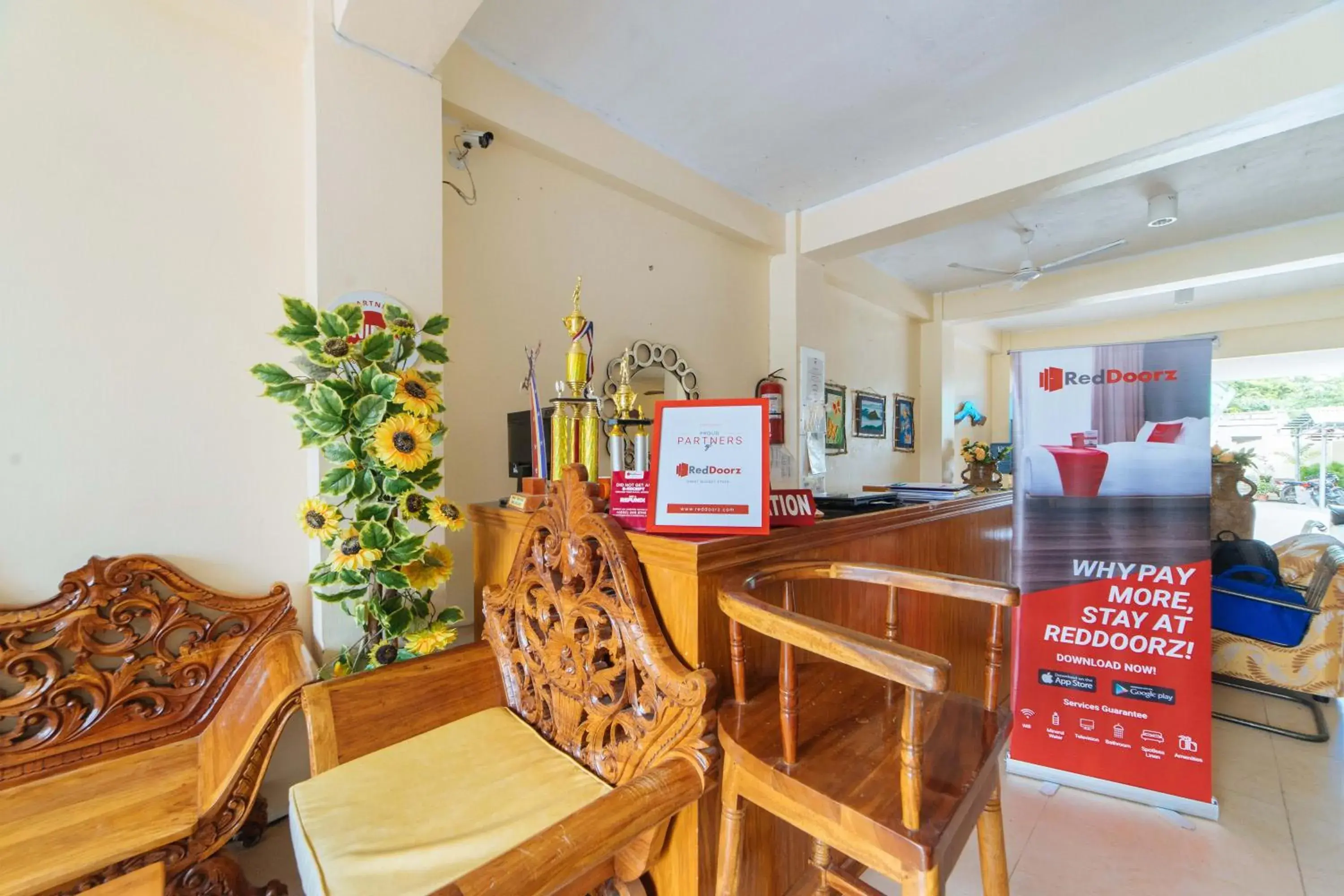 Lobby or reception in RedDoorz @ Old Buswang Road Lobby or reception in RedDoorz @ Old Buswang Road