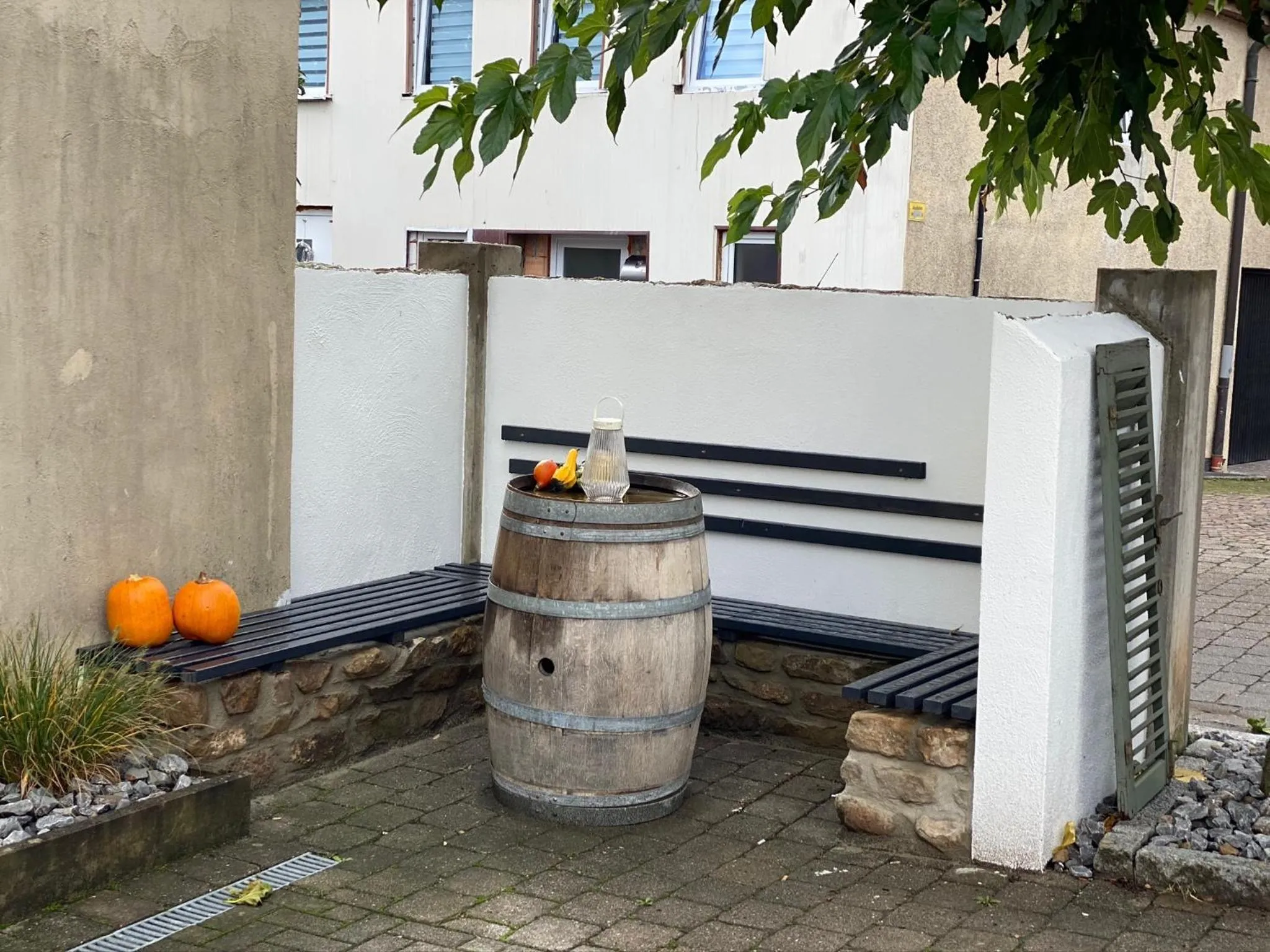 Patio in Sali Homes - GaesteHaus Lamm Obersulm