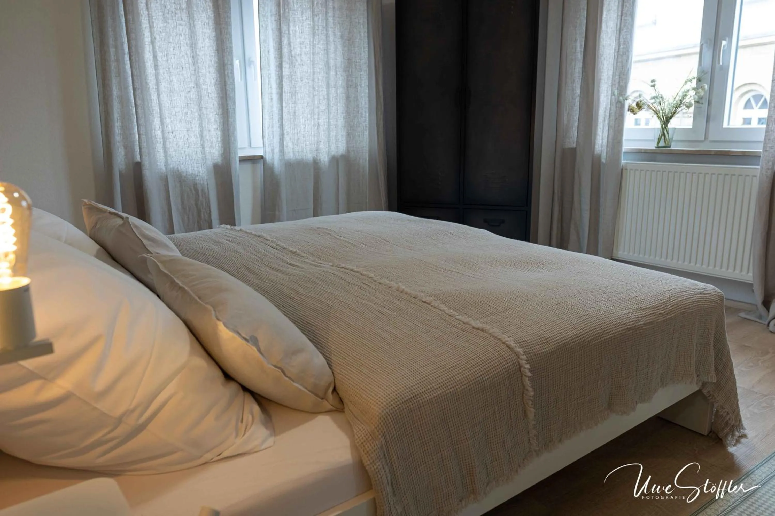 Bed in Sali Homes - GaesteHaus Lamm Obersulm