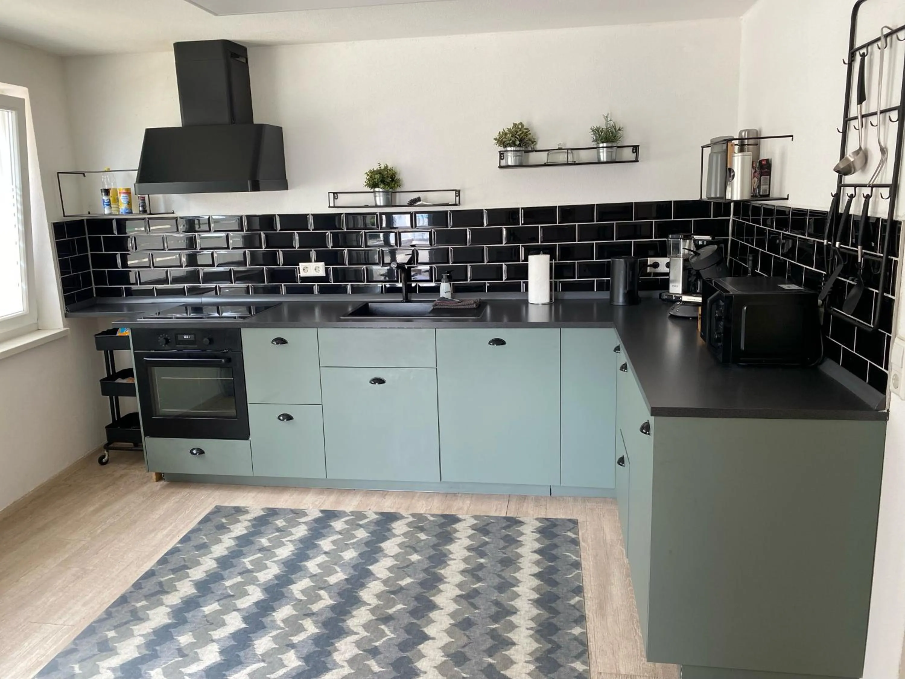 Kitchen or kitchenette in Sali Homes - GaesteHaus Lamm Obersulm