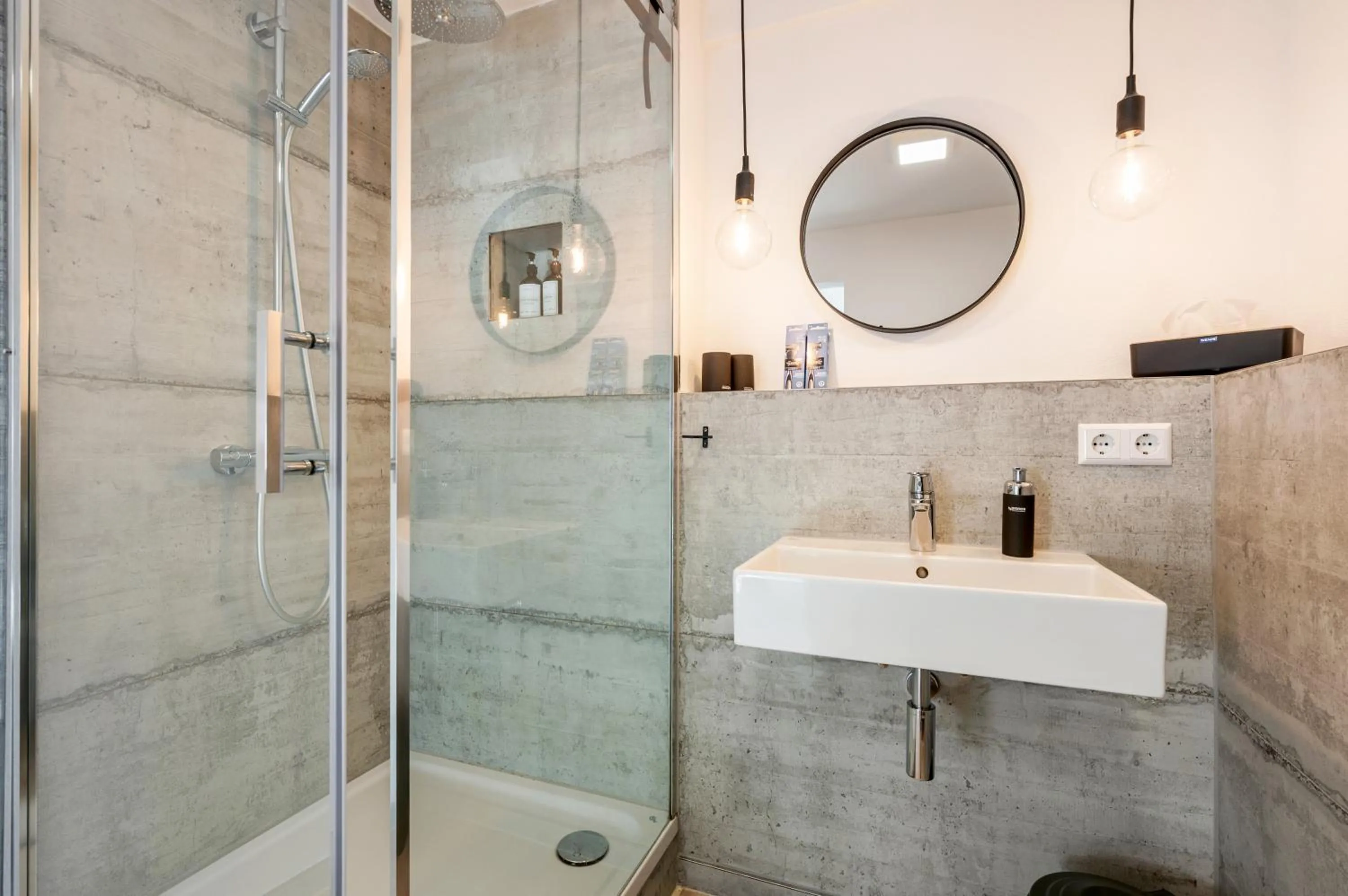 Bathroom in Sali Homes - GaesteHaus Lamm Obersulm