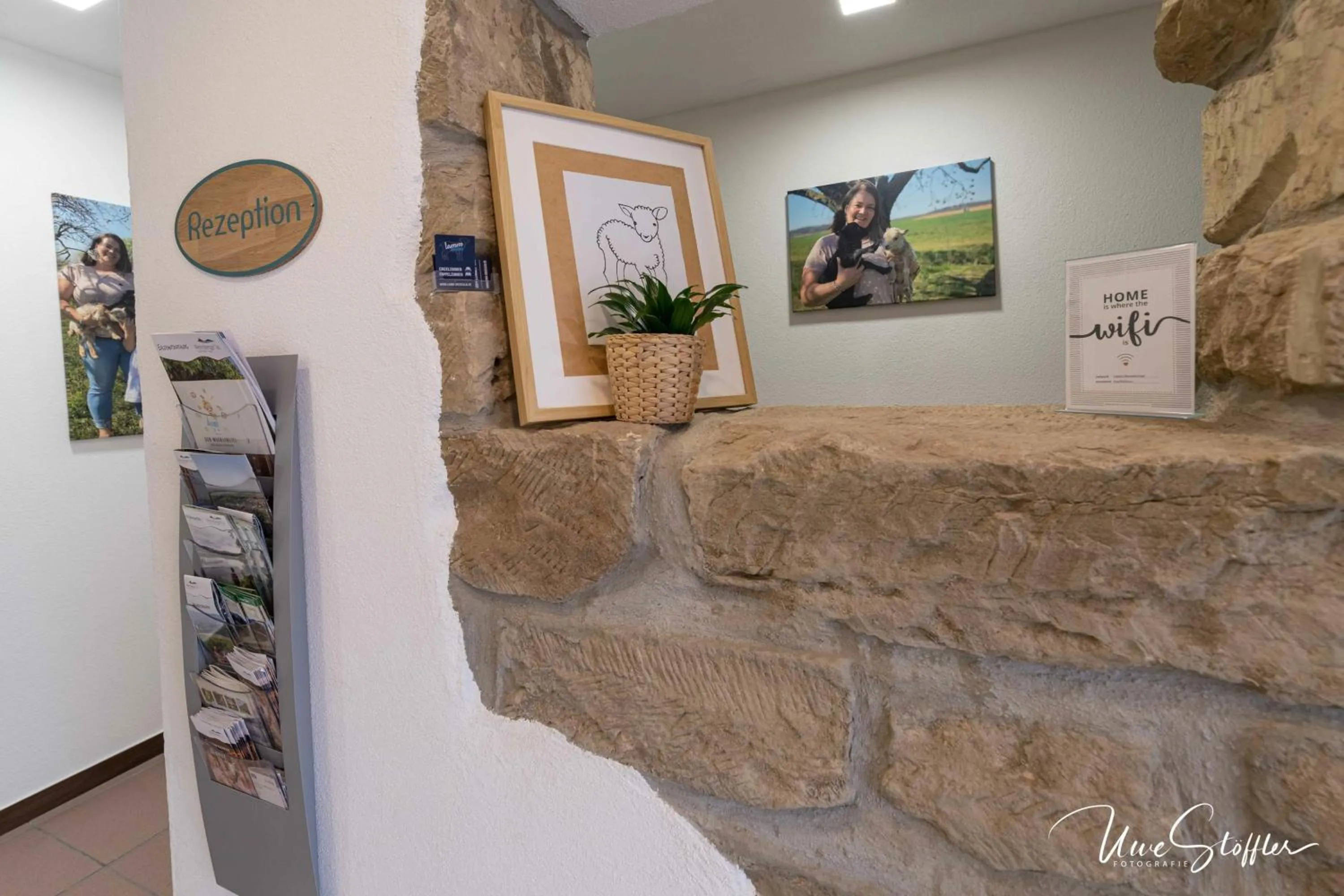 Lobby or reception in Sali Homes - GaesteHaus Lamm Obersulm