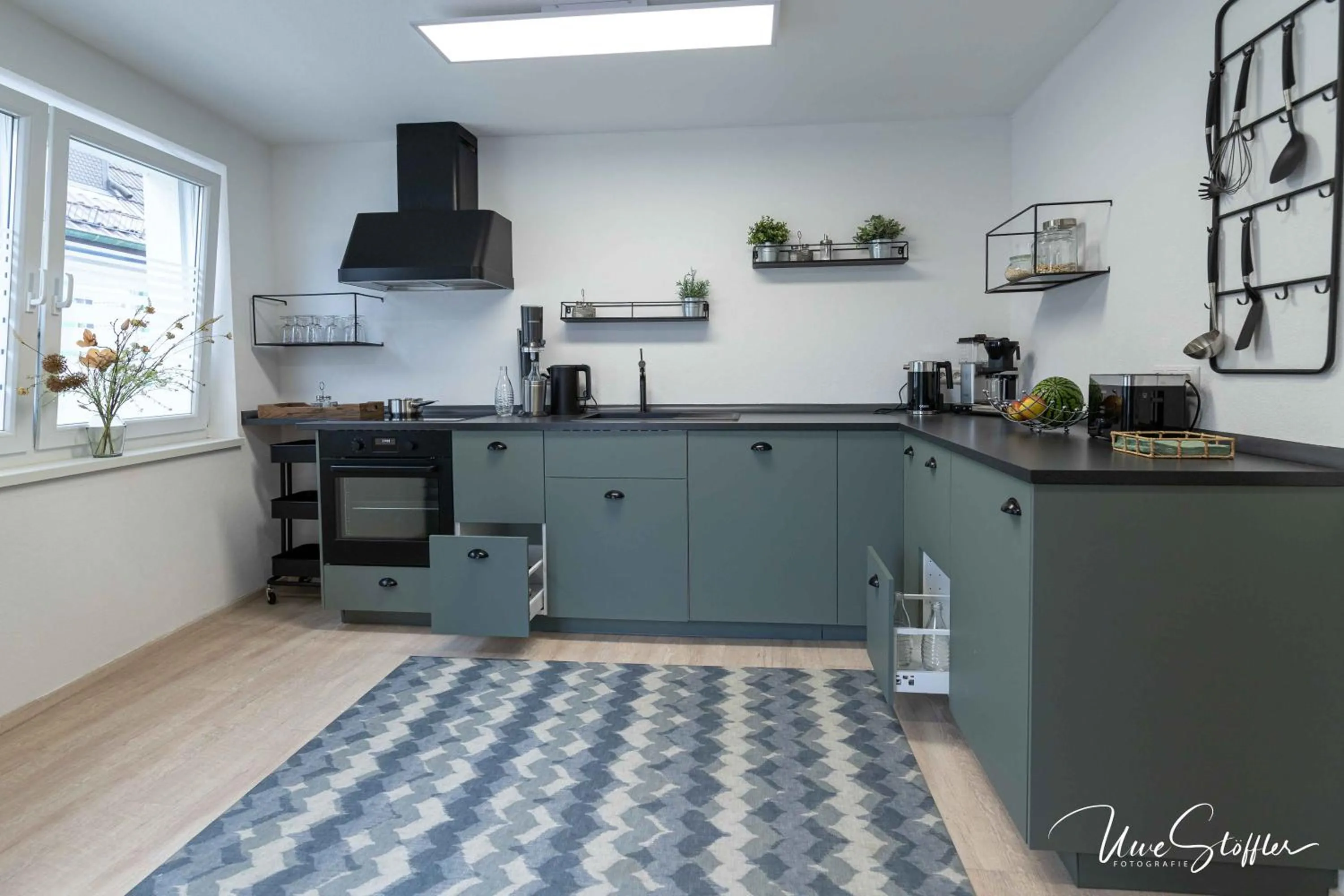 Kitchen or kitchenette in Sali Homes - GaesteHaus Lamm Obersulm