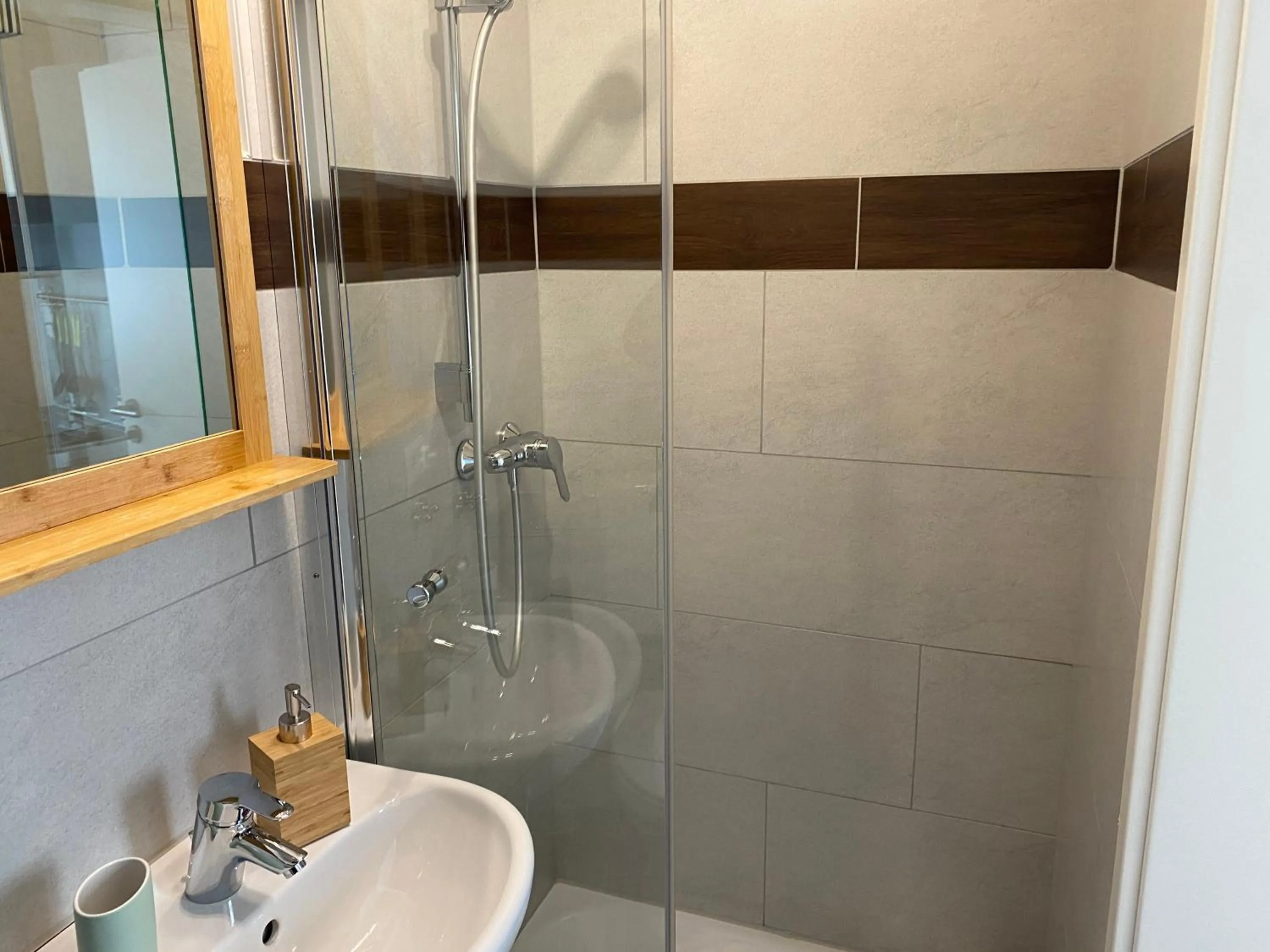 Bathroom in Sali Homes - GaesteHaus Lamm Obersulm