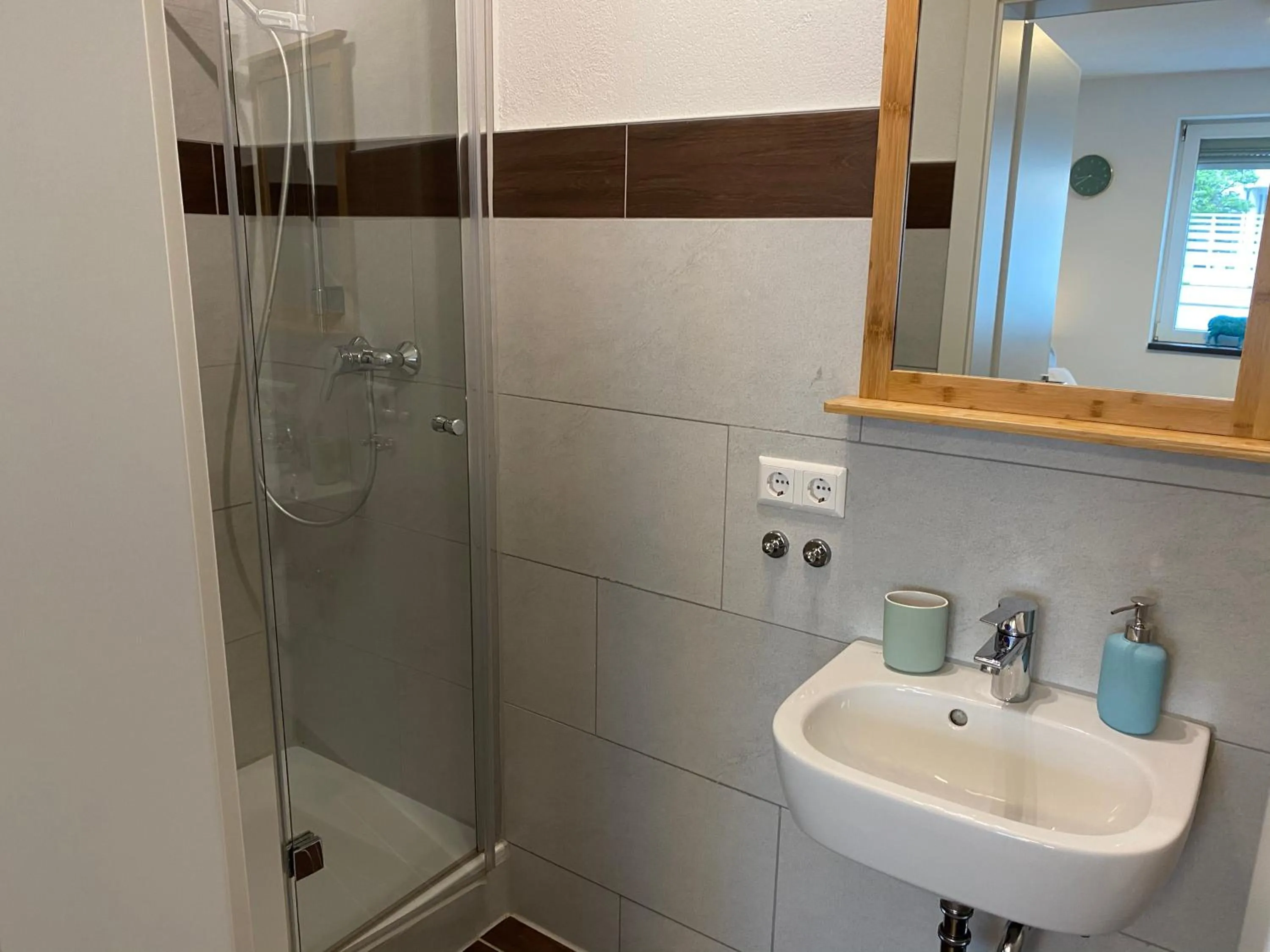 Bathroom in Sali Homes - GaesteHaus Lamm Obersulm