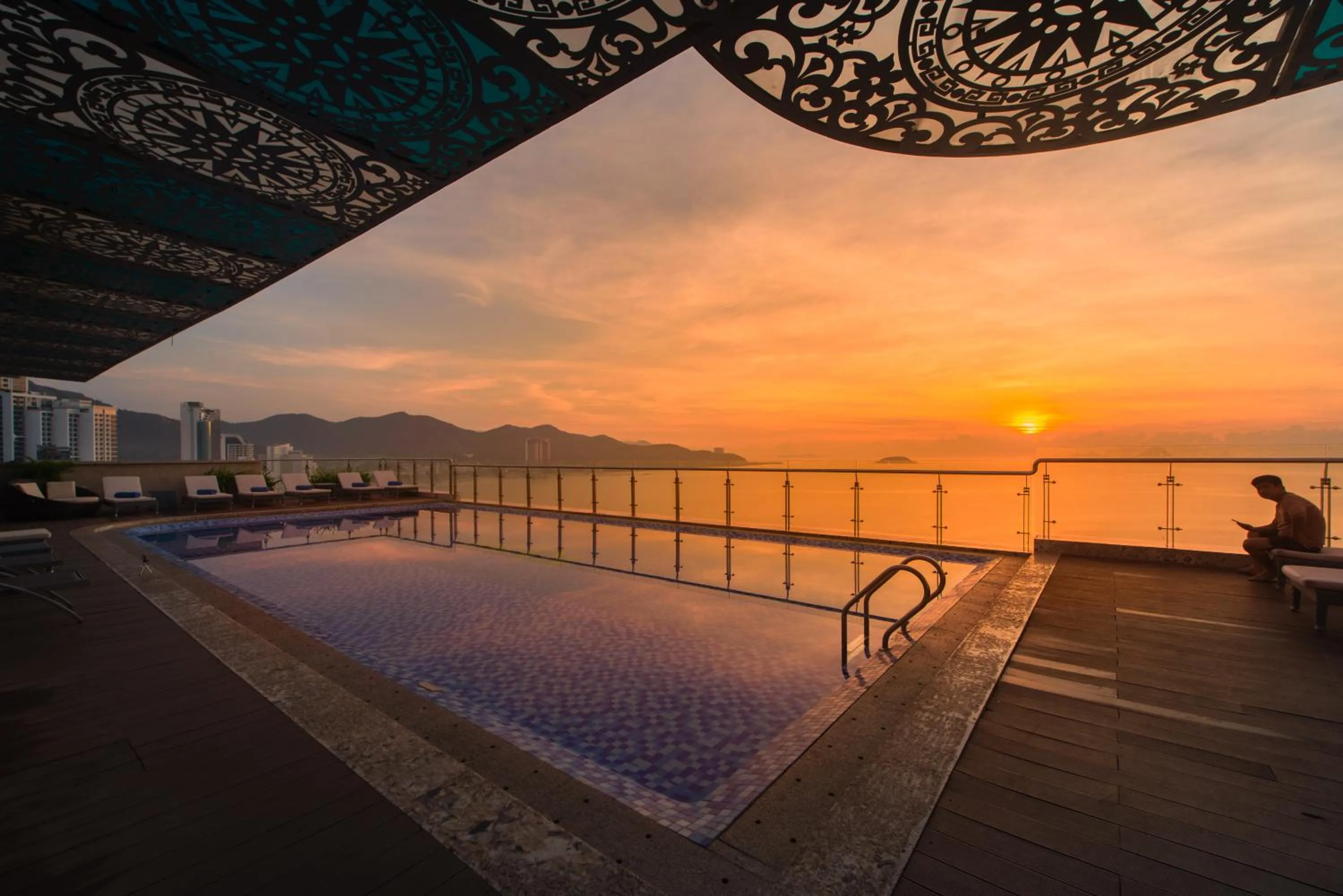 Swimming pool in Navada Beach Hotel