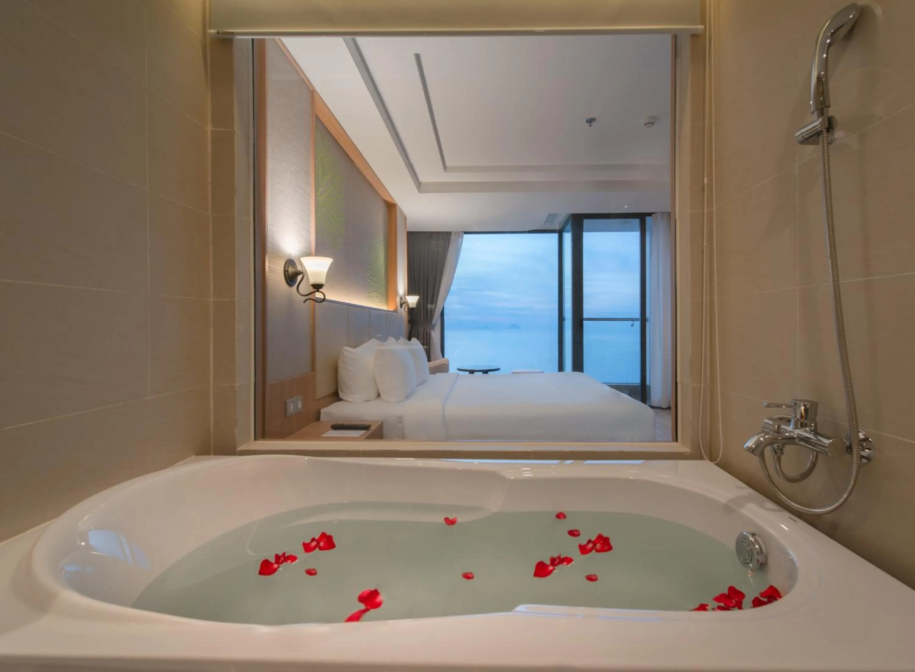 Sea view, Bed in Navada Beach Hotel