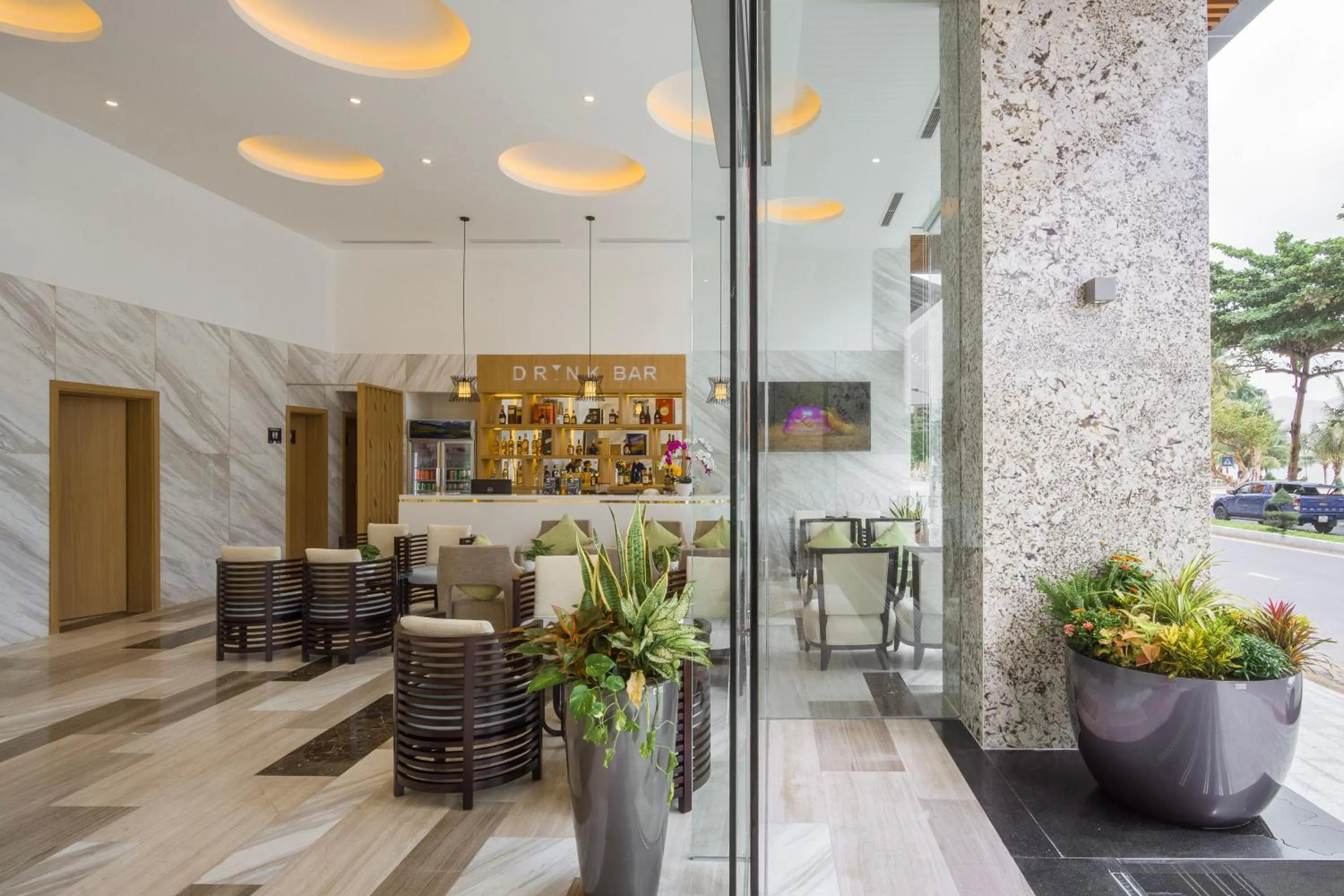 Lounge or bar in Navada Beach Hotel