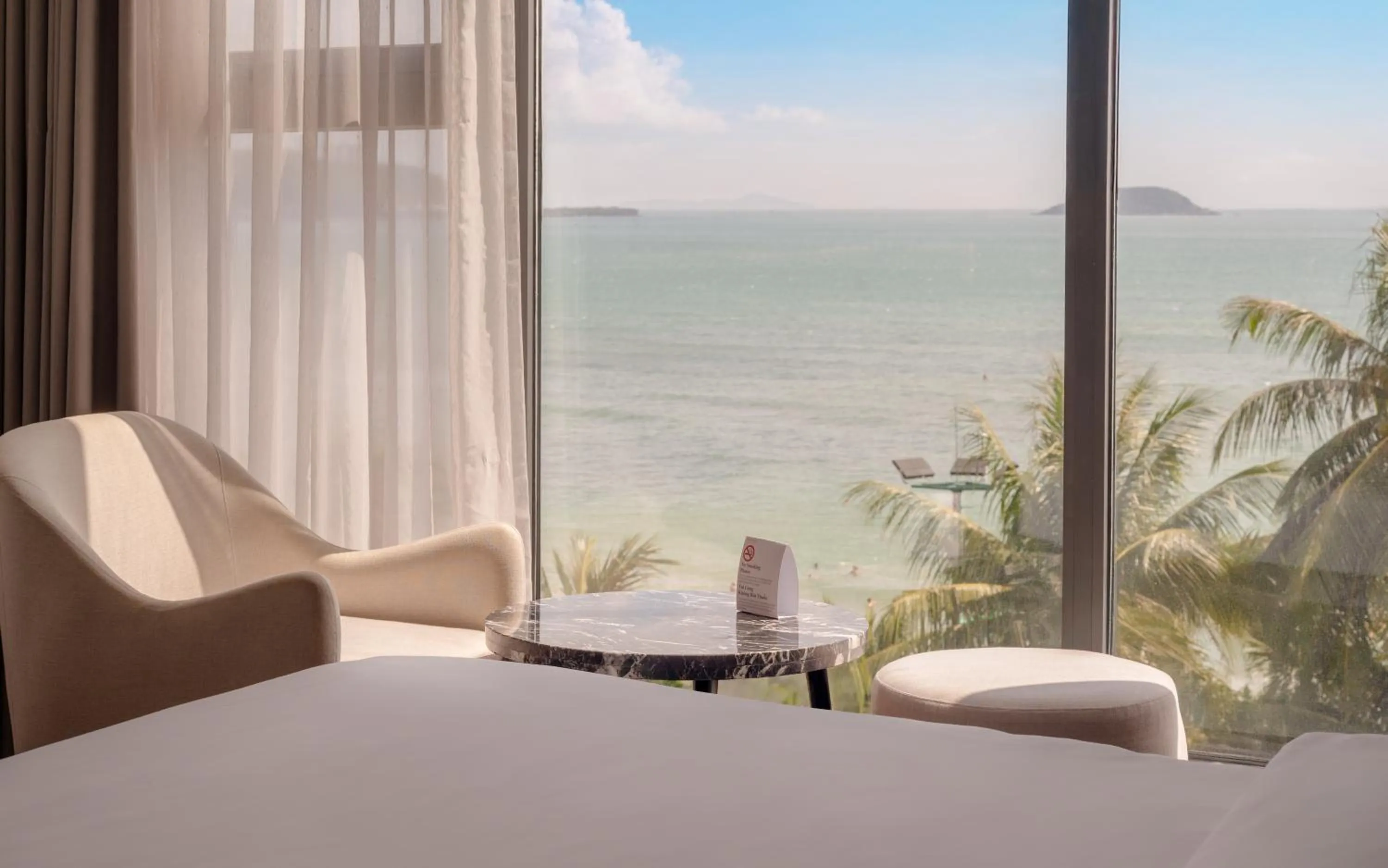 Bed in Navada Beach Hotel