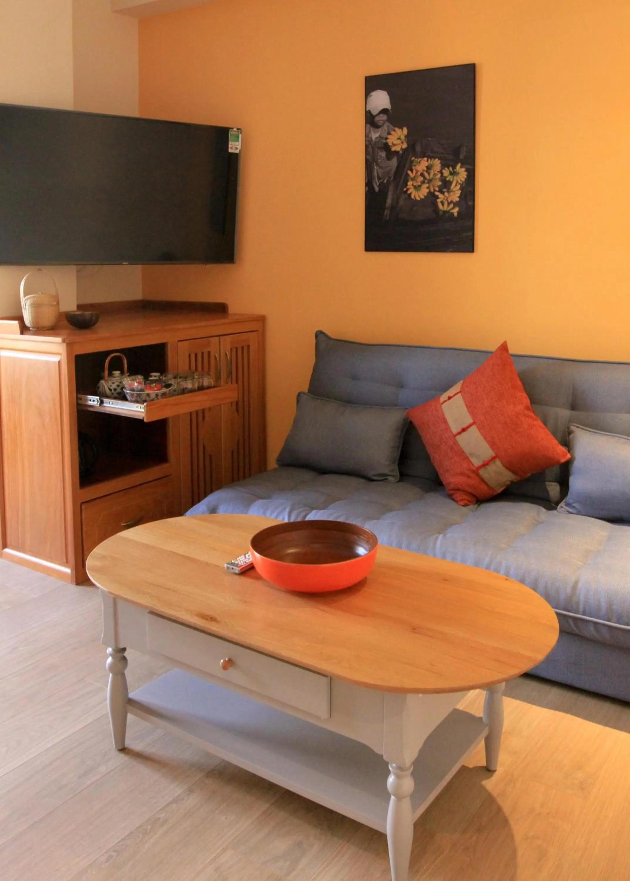 Living room in The Lighthouse