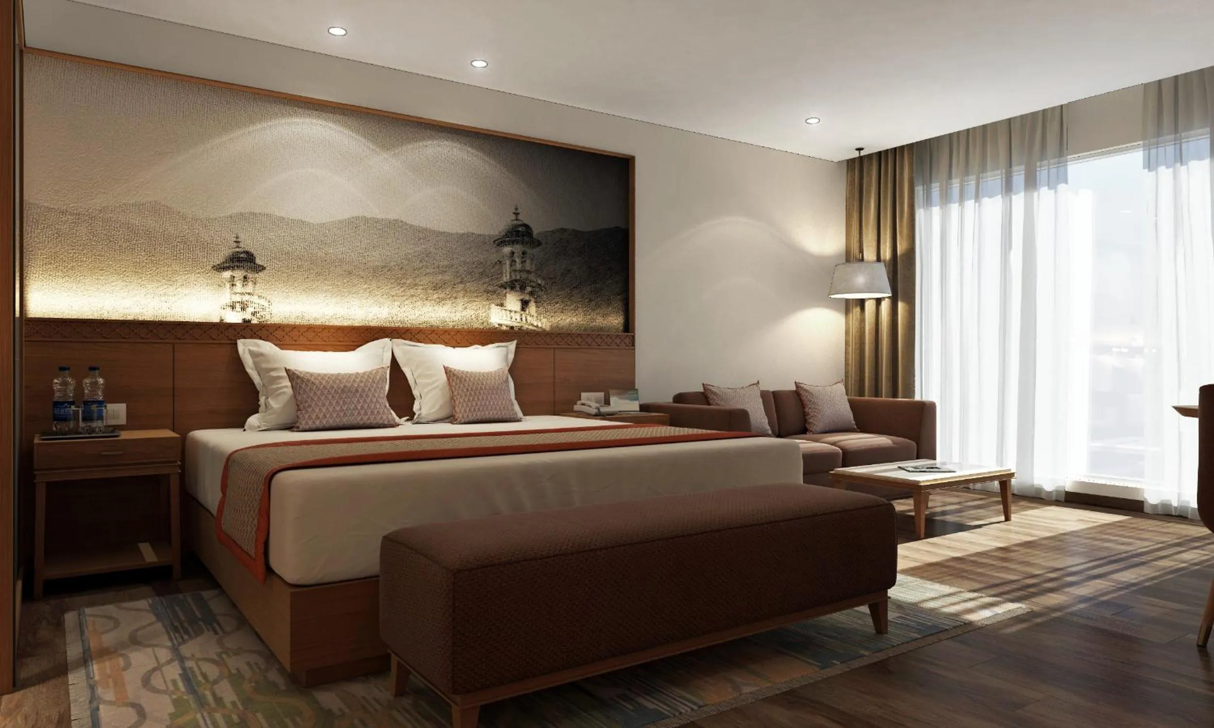 Bedroom, Bed in Bellevue Sarovar Premiere Junagadh