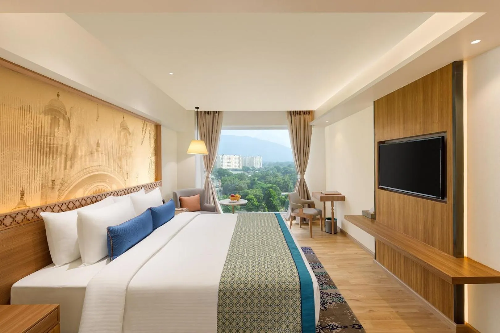 Bedroom, Bed in Bellevue Sarovar Premiere Junagadh