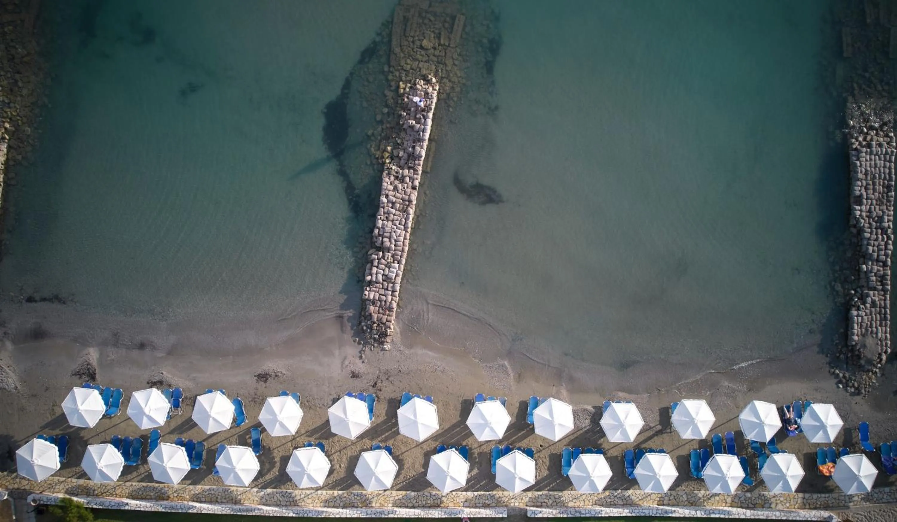 Beach in Roda Beach Resort & Spa