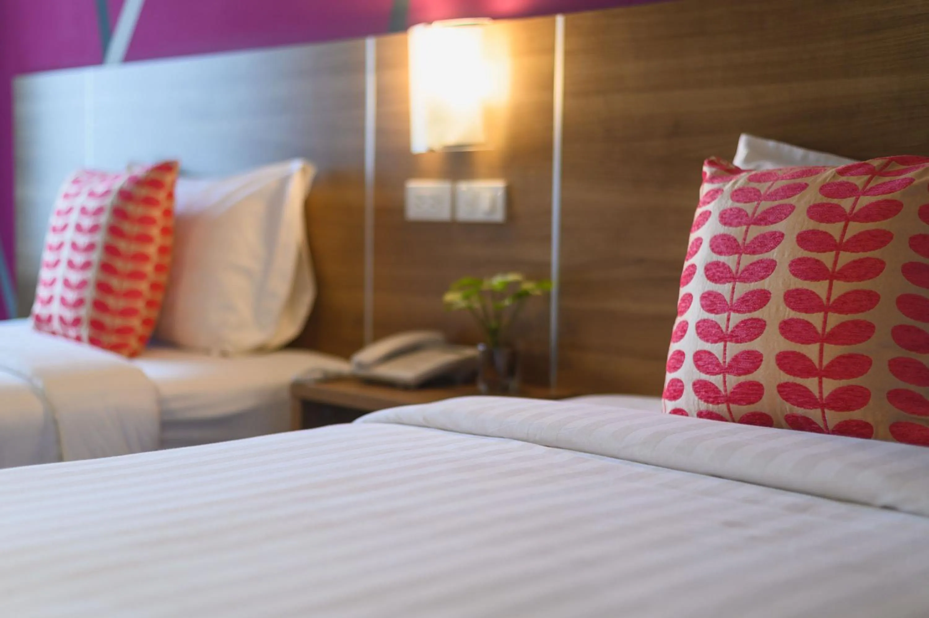 Bed in Eco Inn Lite Nakhon Si Thammarat