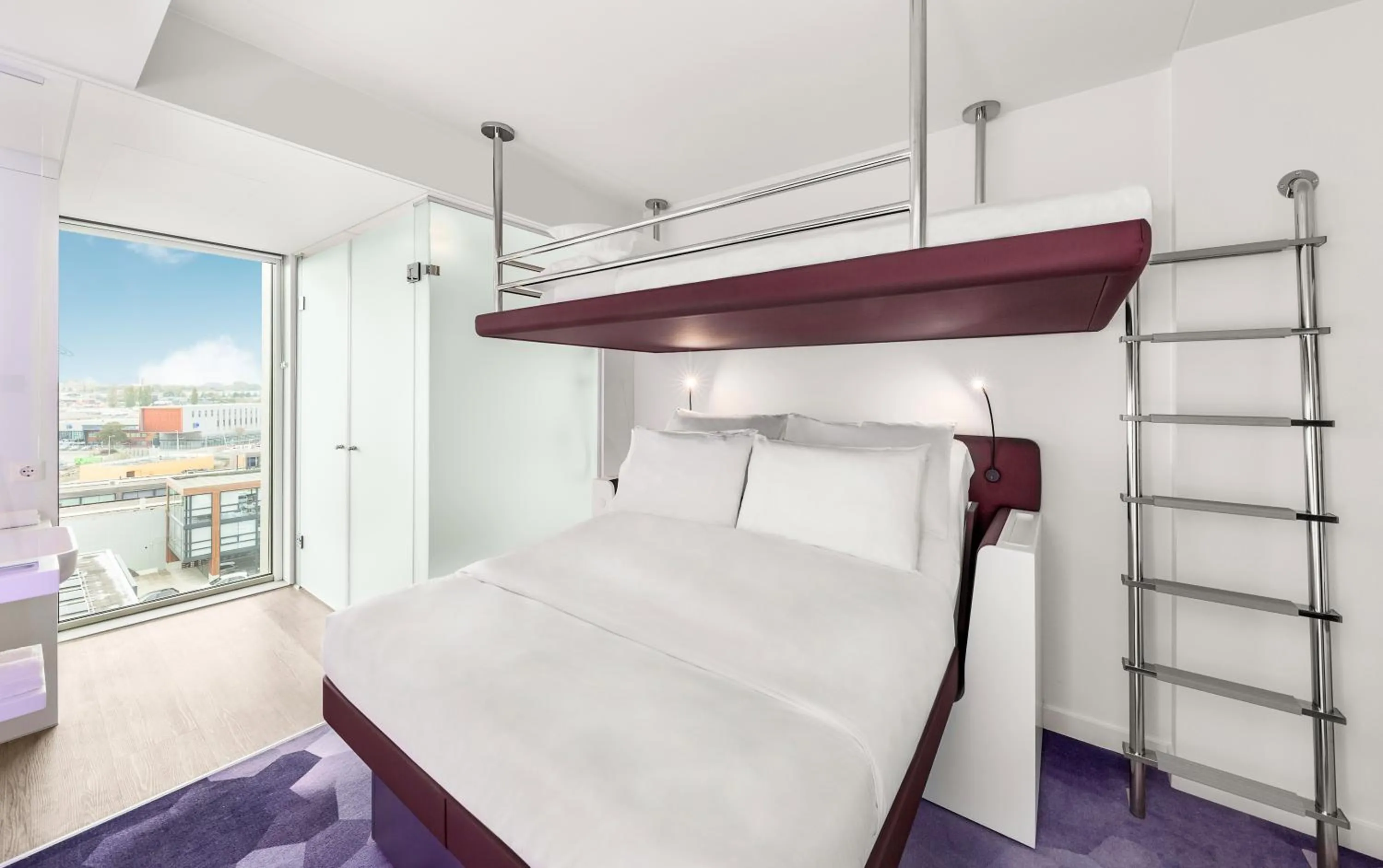 Bed in YOTEL Amsterdam