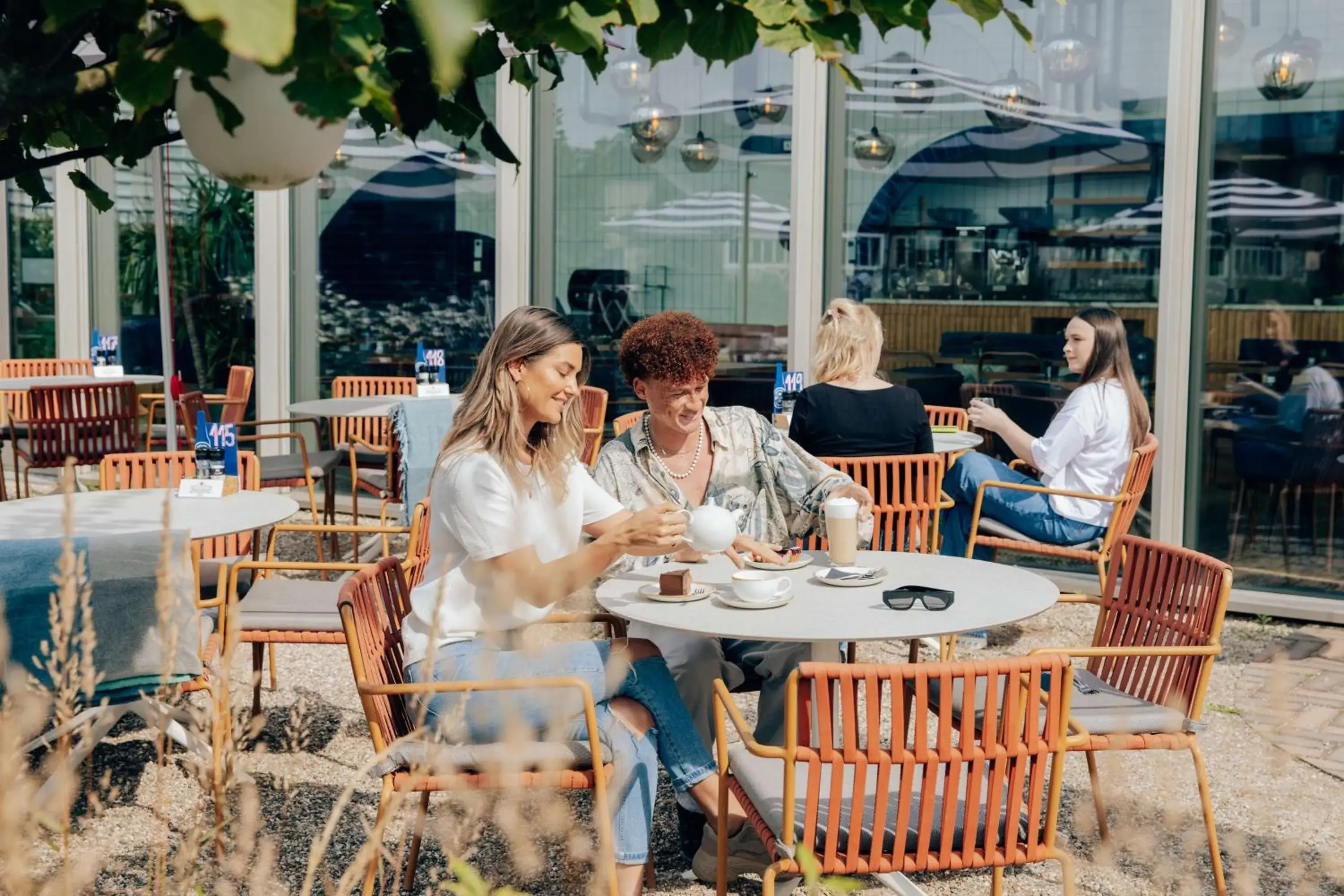 Lounge or bar in YOTEL Amsterdam Lounge or bar in YOTEL Amsterdam