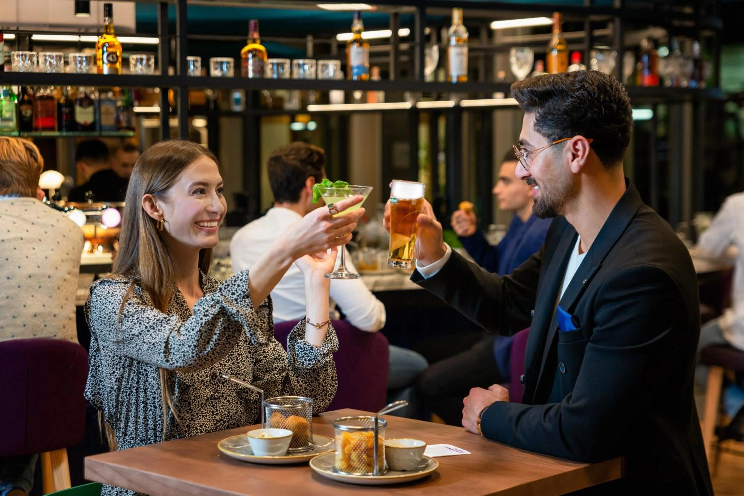 People in YOTEL Amsterdam