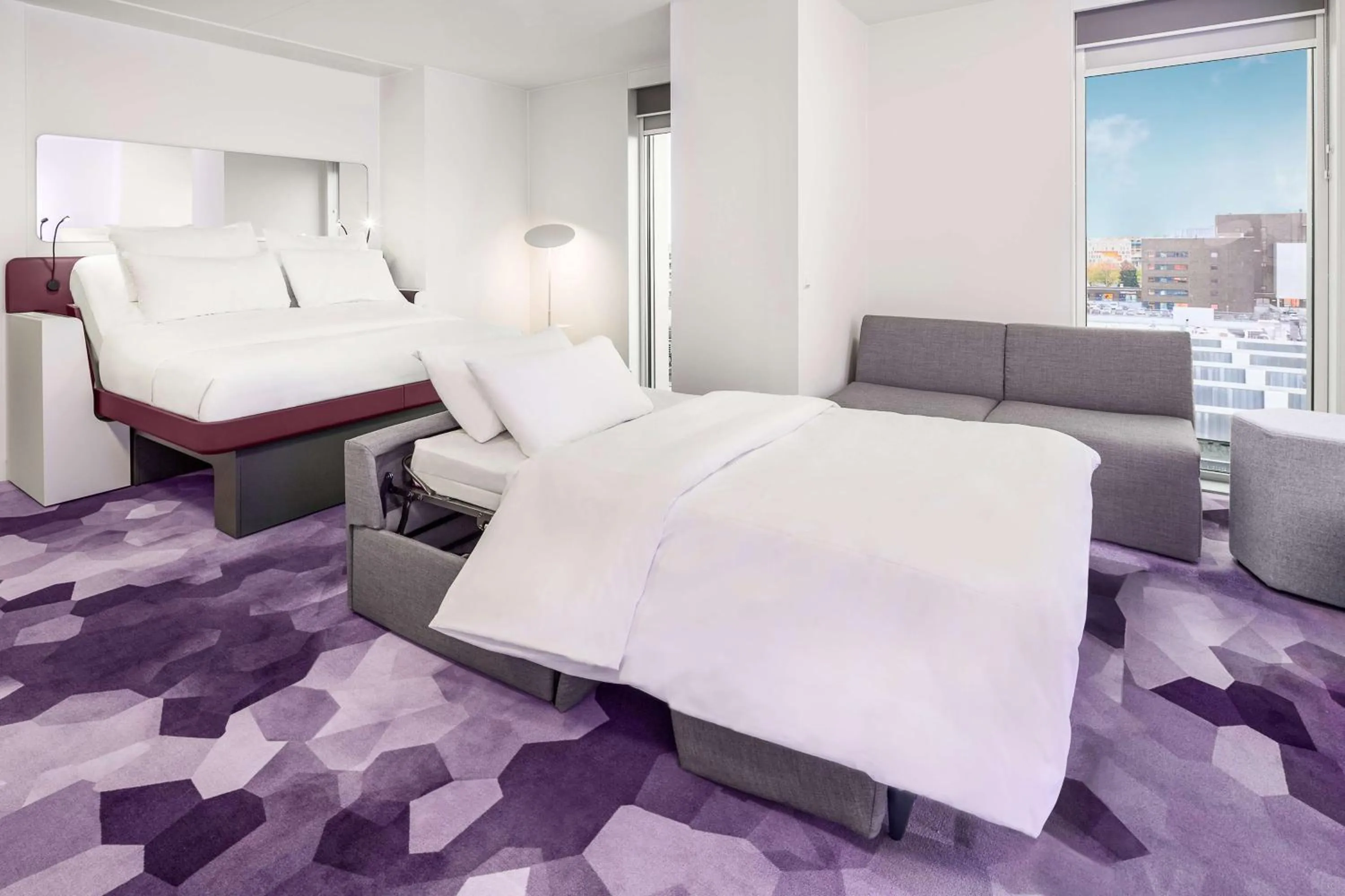 Bedroom, Bed in YOTEL Amsterdam