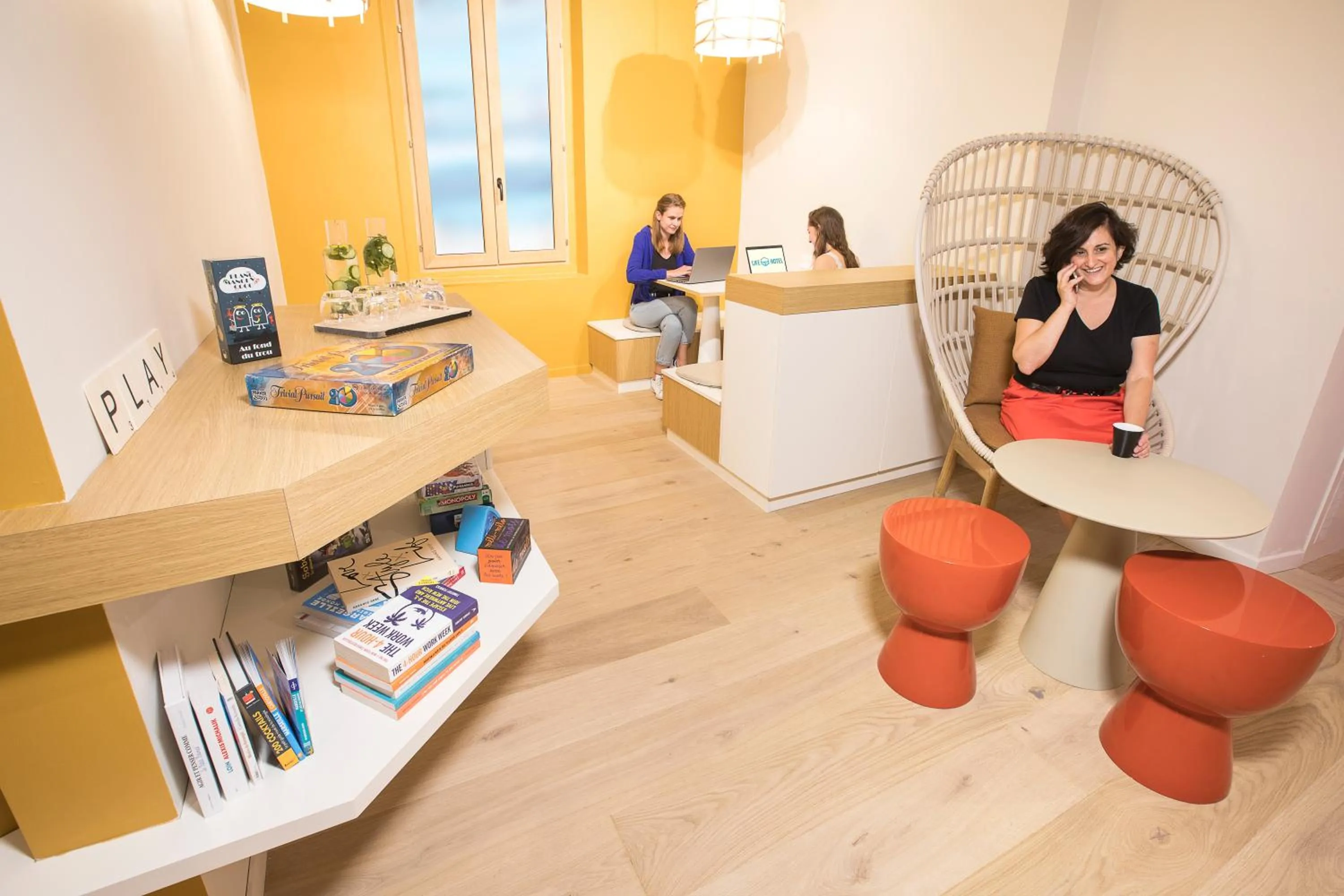 Seating area in Hôtel Life Marseille VP - Vieux Port