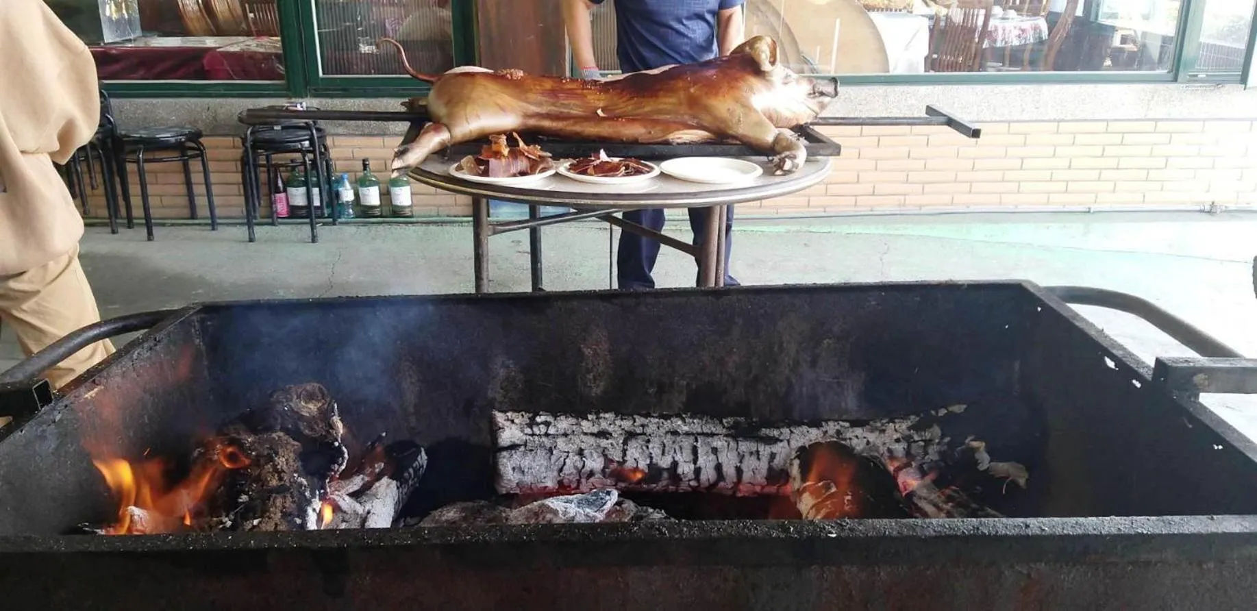 BBQ facilities in Cloud Falls Resort