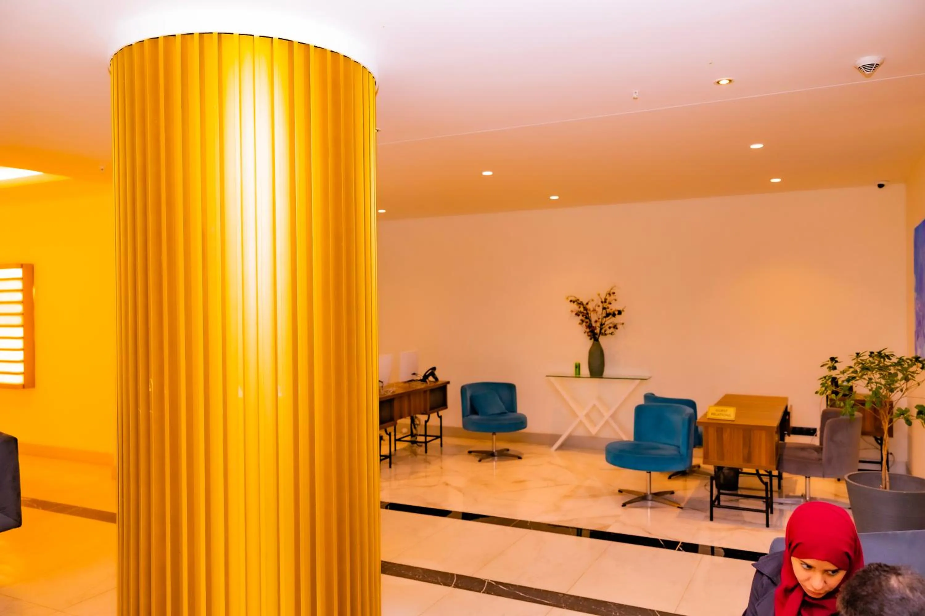 Living room in Orbi City Inn