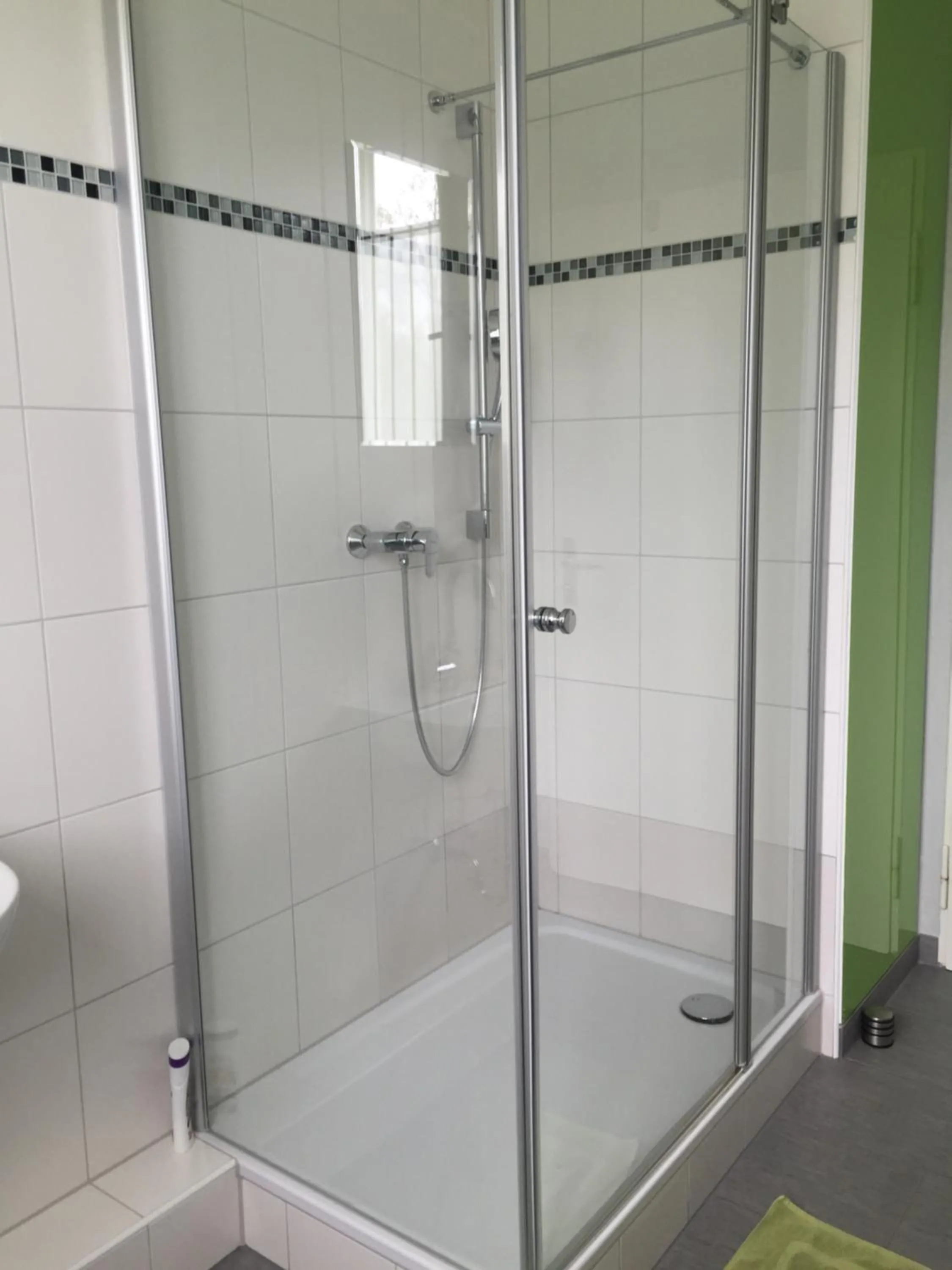 Shower in Gästehaus Sandra