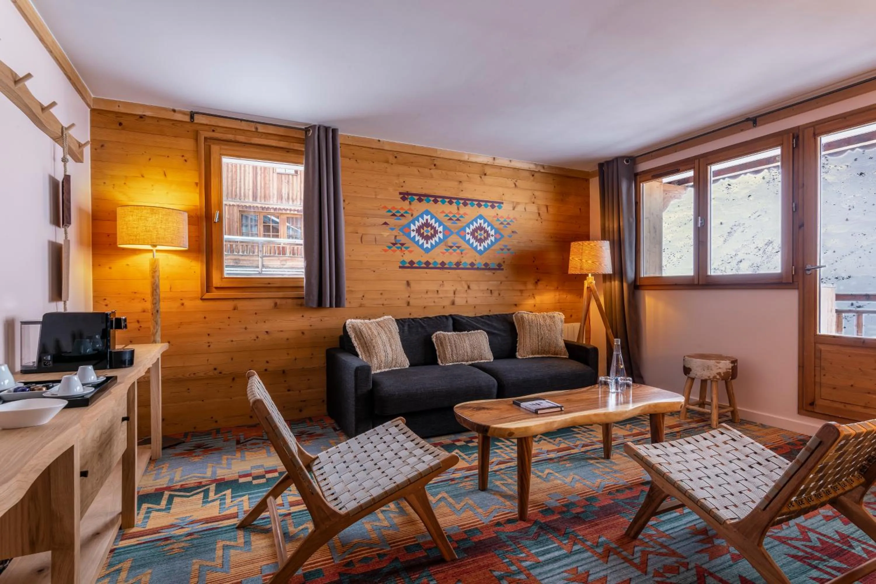 Seating area in Chalet Hotel Kaya