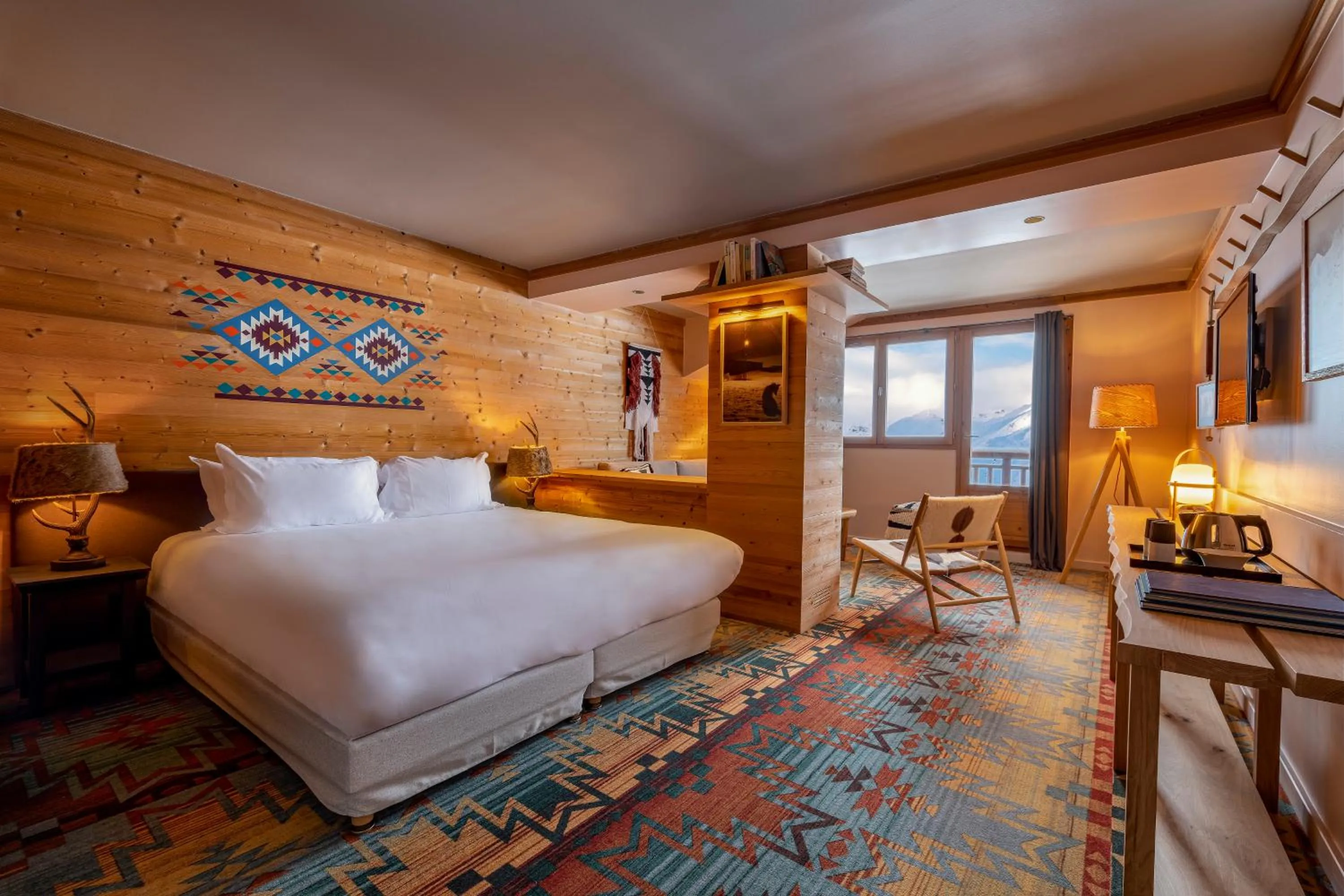 Bedroom, Bed in Chalet Hotel Kaya