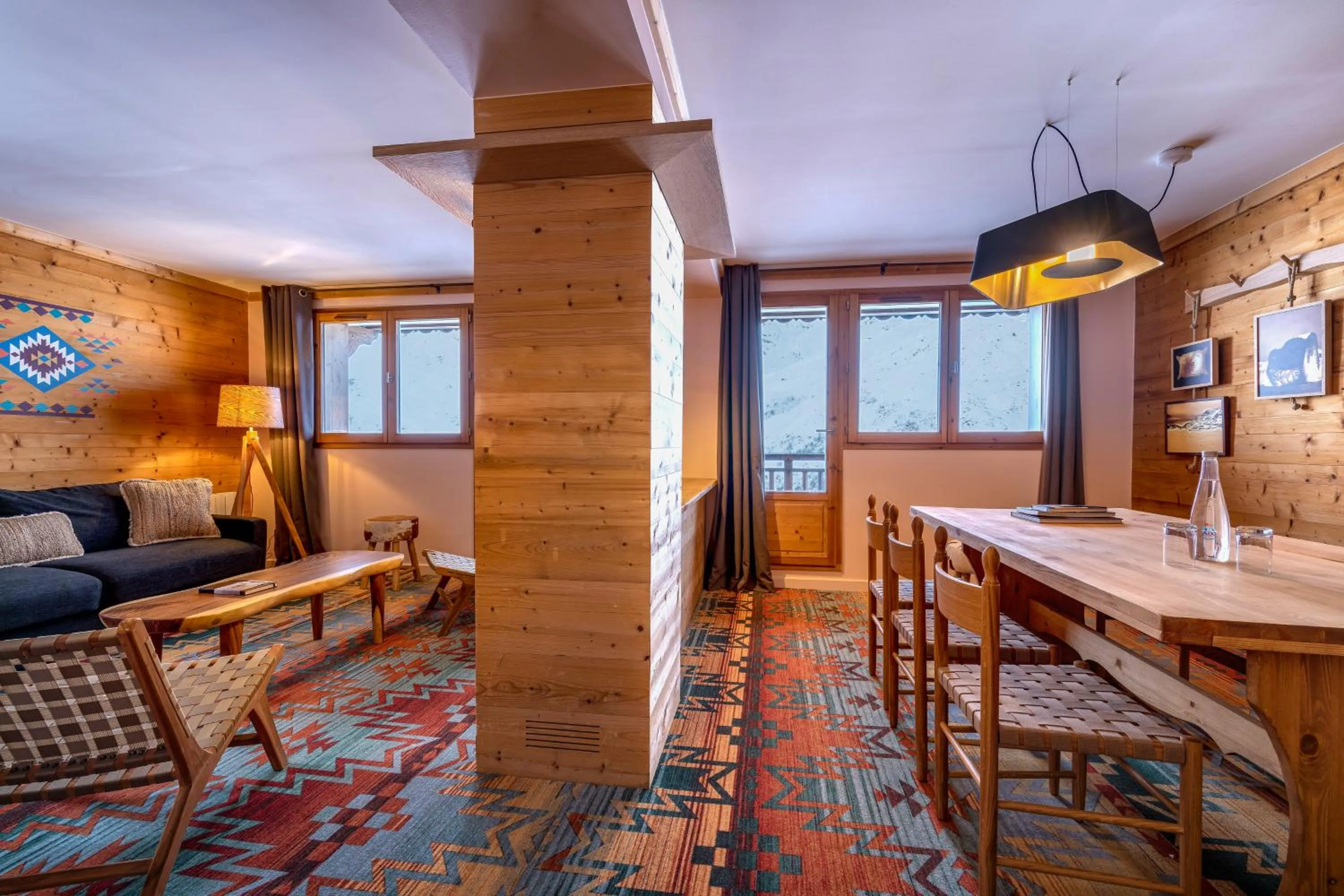 Living room in Chalet Hotel Kaya