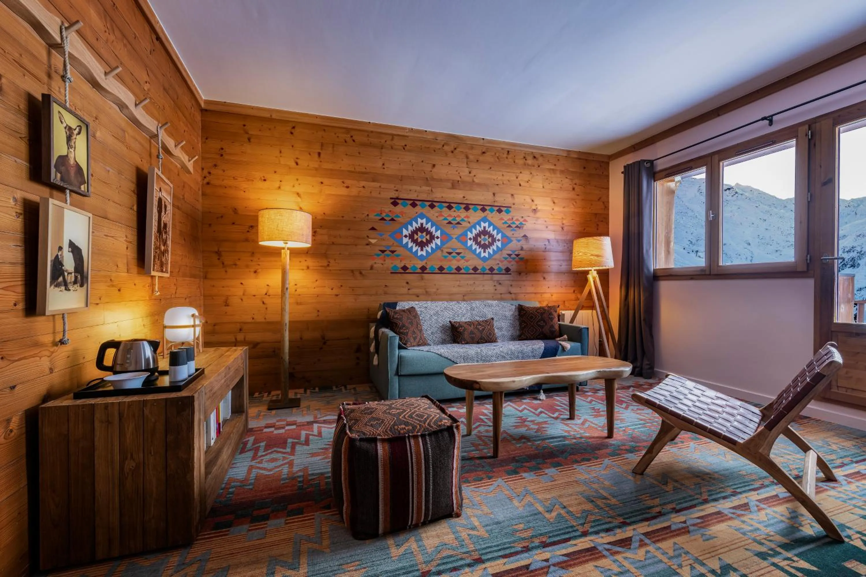 Living room in Chalet Hotel Kaya