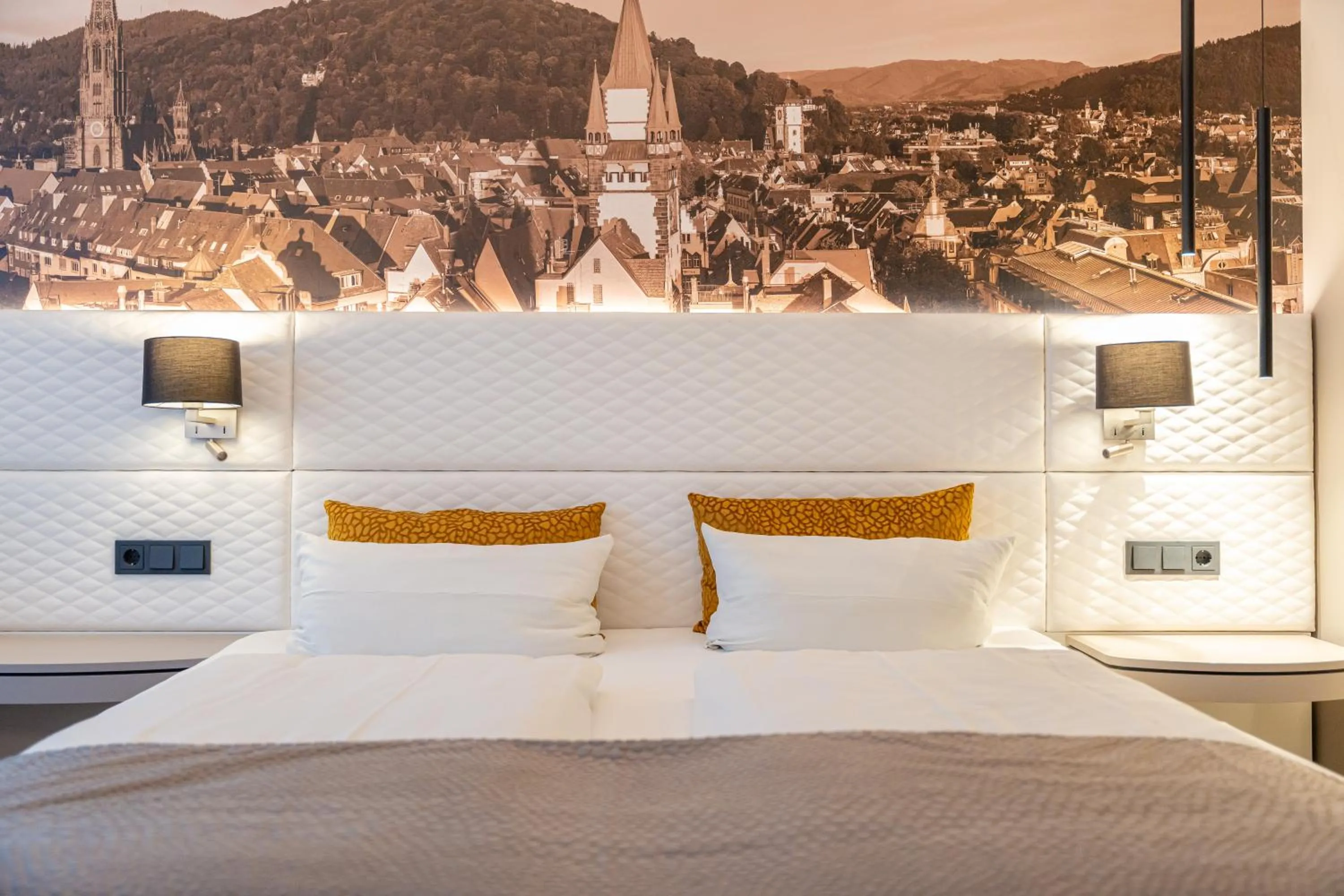 Bed in Boutiquehotel am Stadtgarten