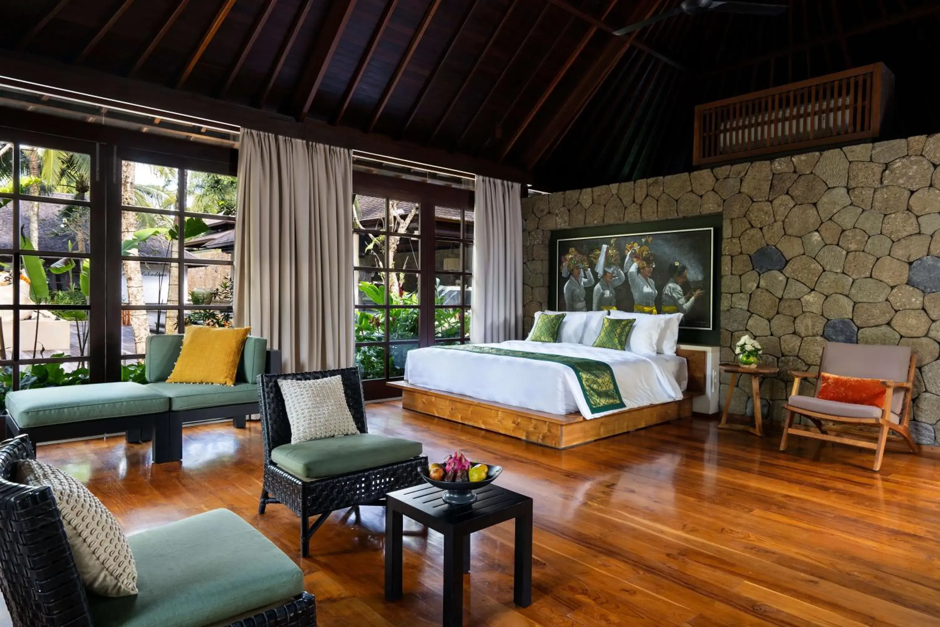 Seating area, Bed in Uma Giri Villas Ubud by GenuineHost Seating area, Bed in Uma Giri Villas Ubud by GenuineHost