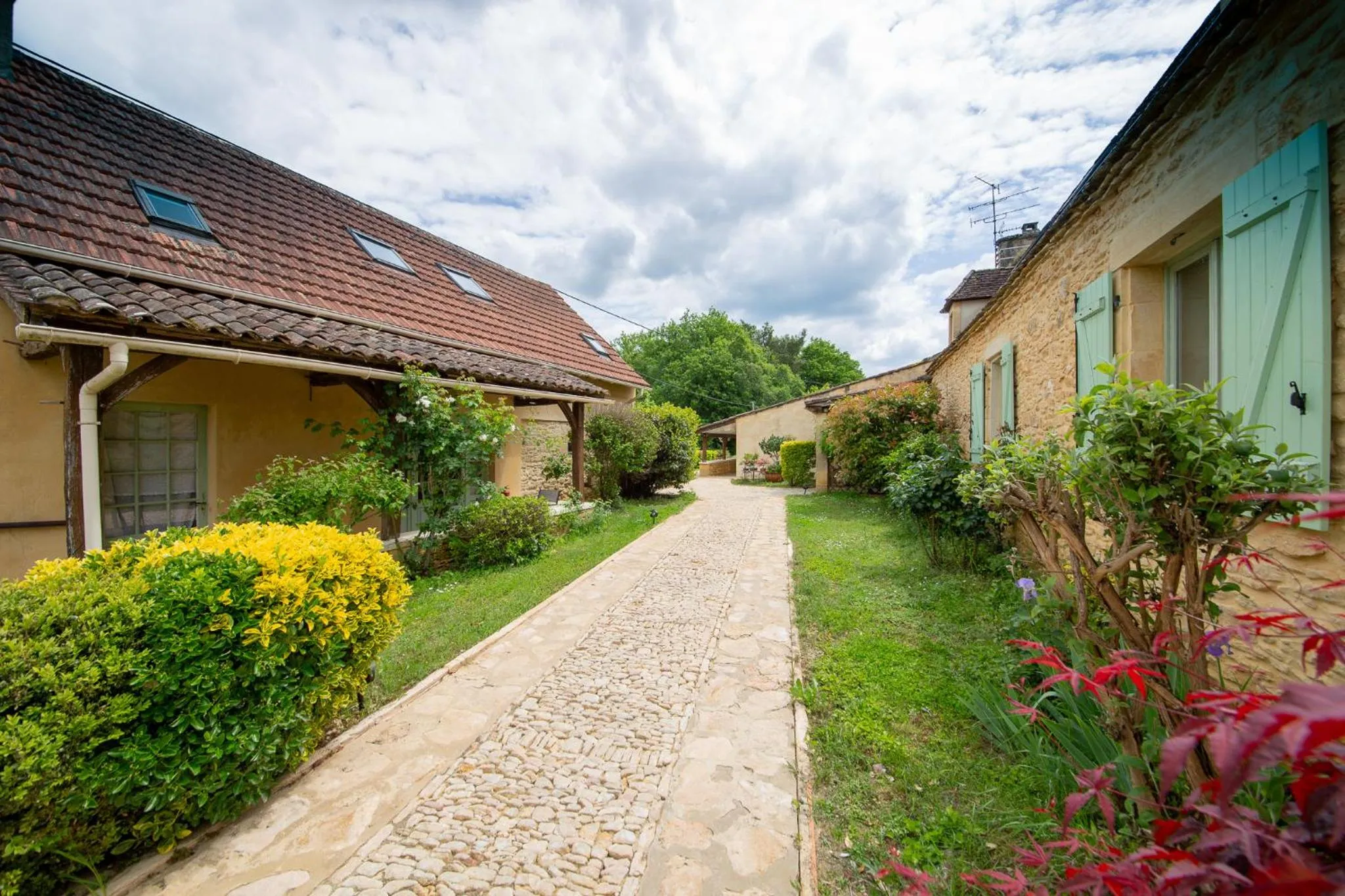 Garden in Hôtel de la Ferme Lamy