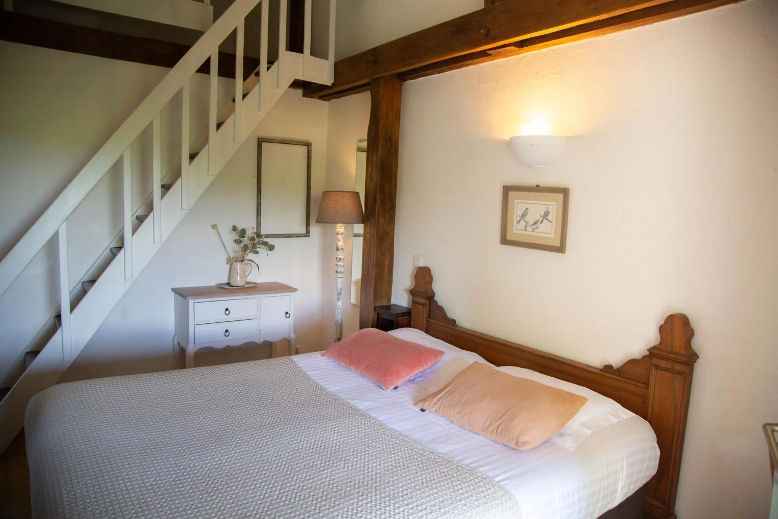 Bedroom, Bed in Hôtel de la Ferme Lamy