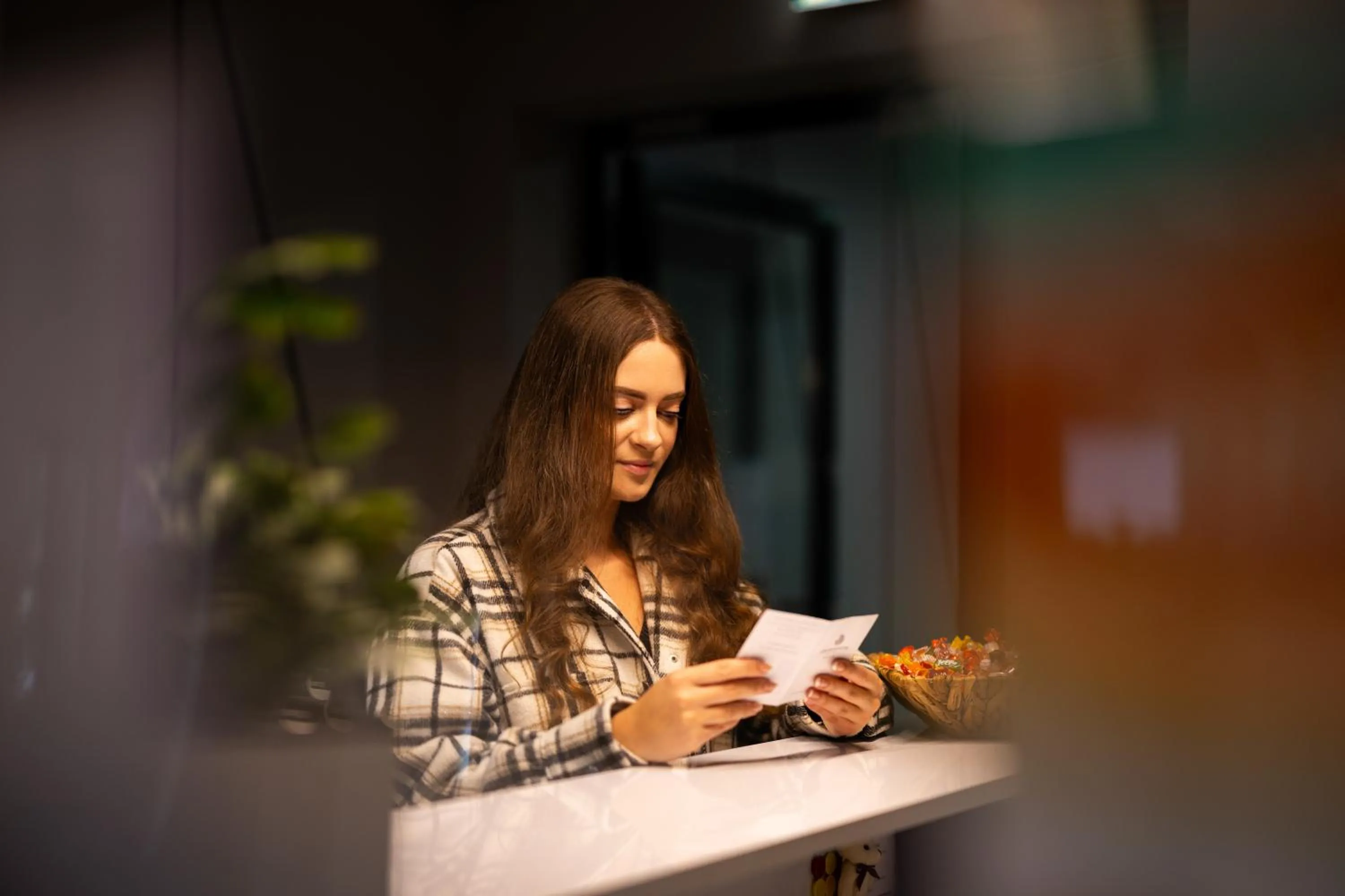 Lobby or reception in Jurajski Kryształ