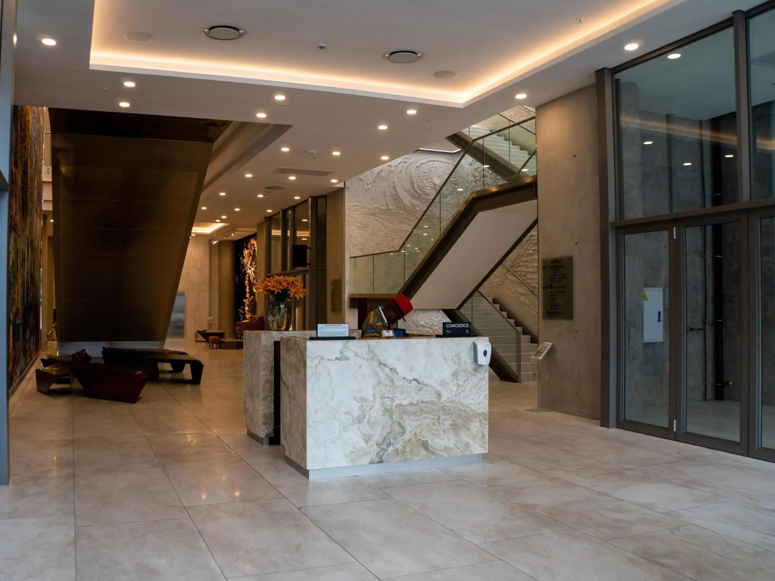 Lobby or reception in The Leonardo Lobby or reception in The Leonardo