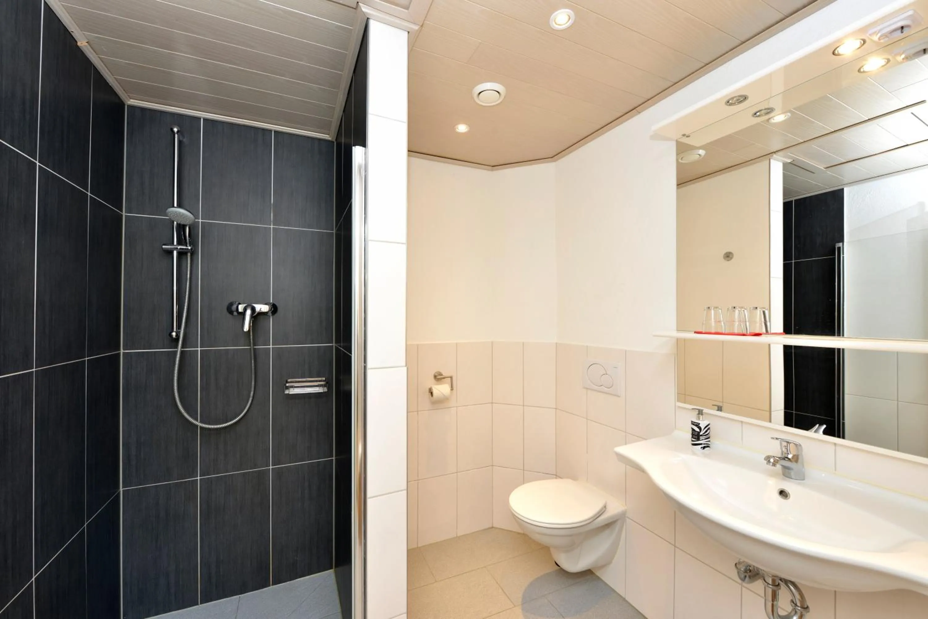 Bathroom in Hotel Garni Pension Gambrinus