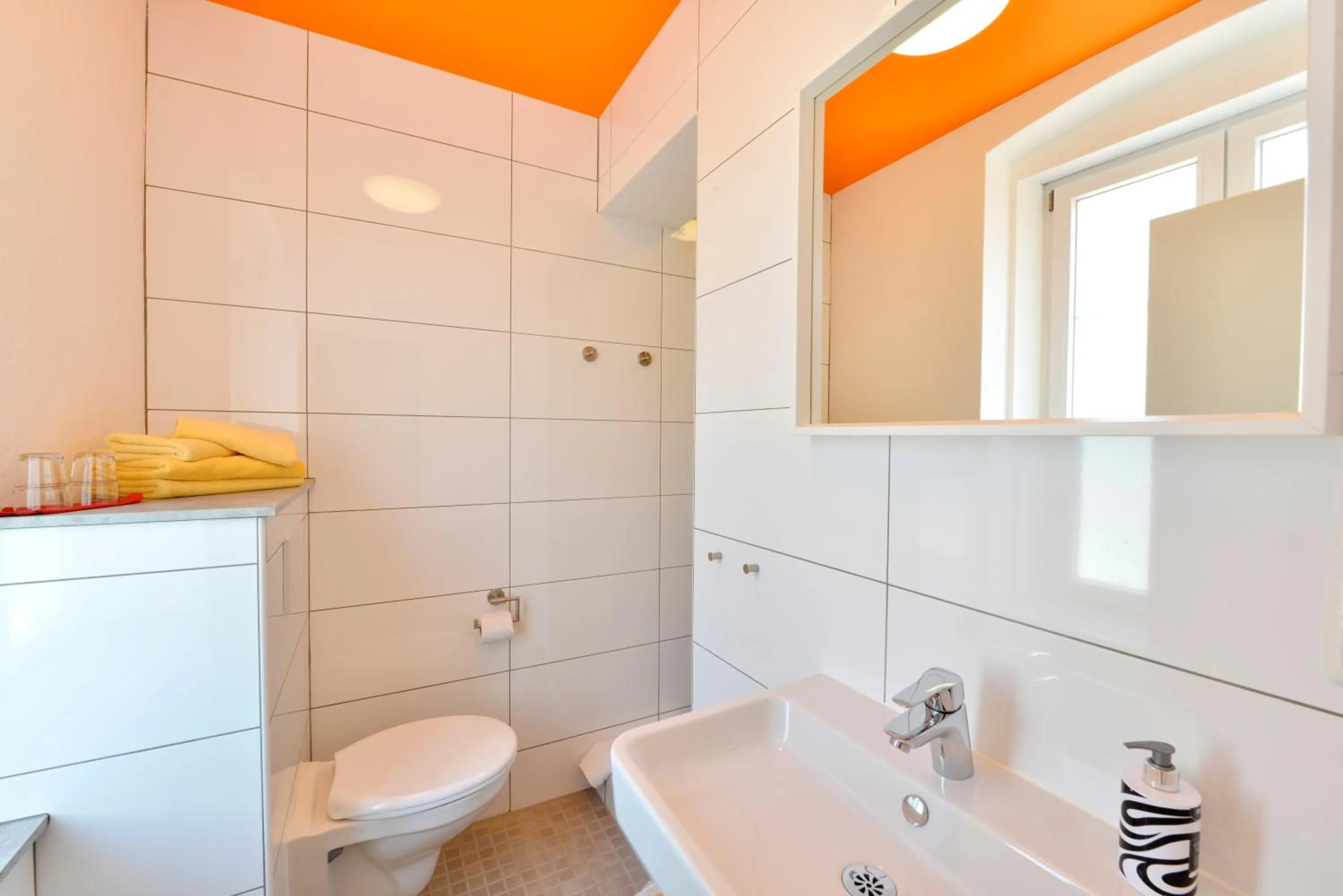 Bathroom in Hotel Garni Pension Gambrinus