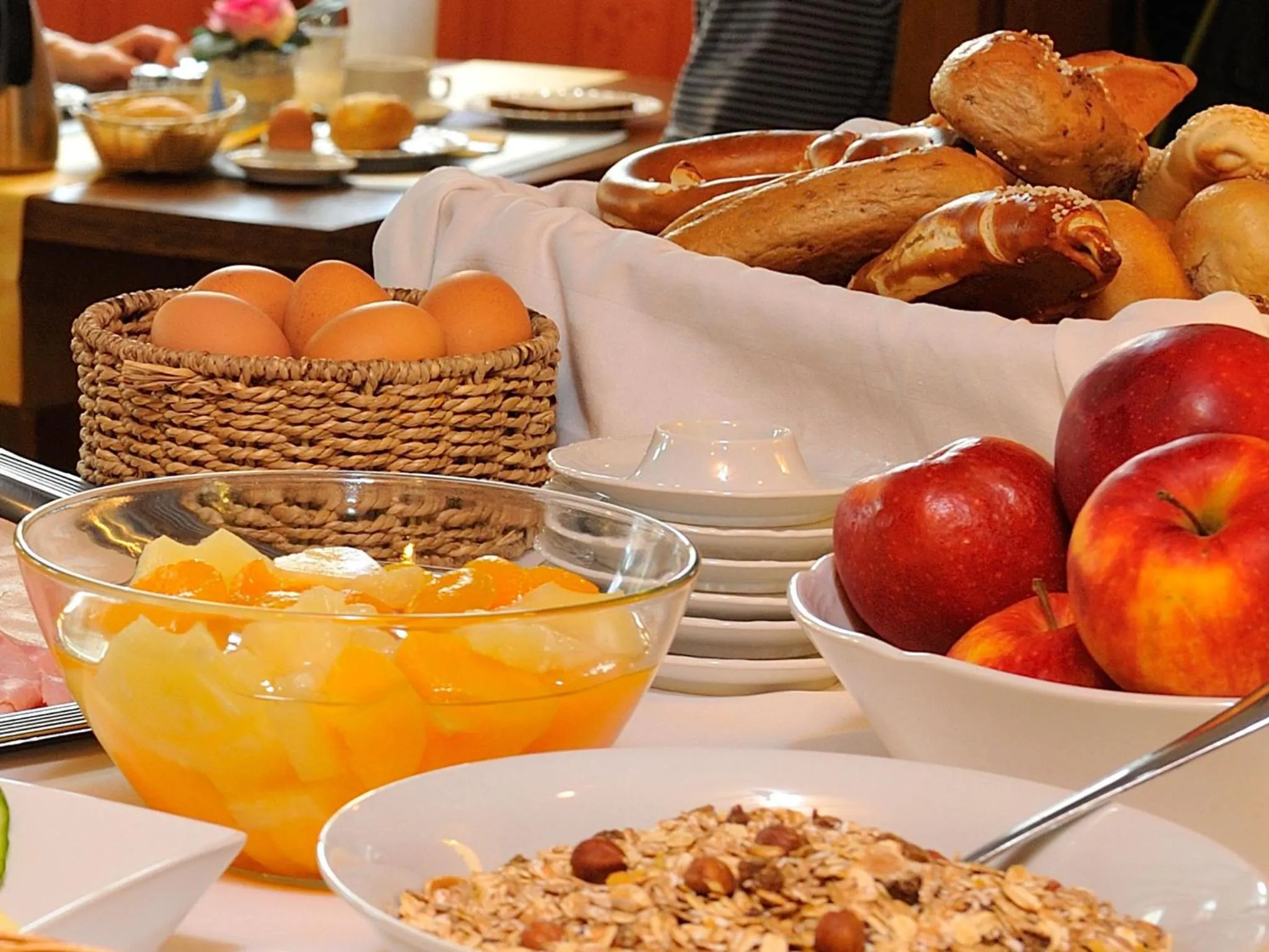 Food and drinks in Hotel Garni Pension Gambrinus
