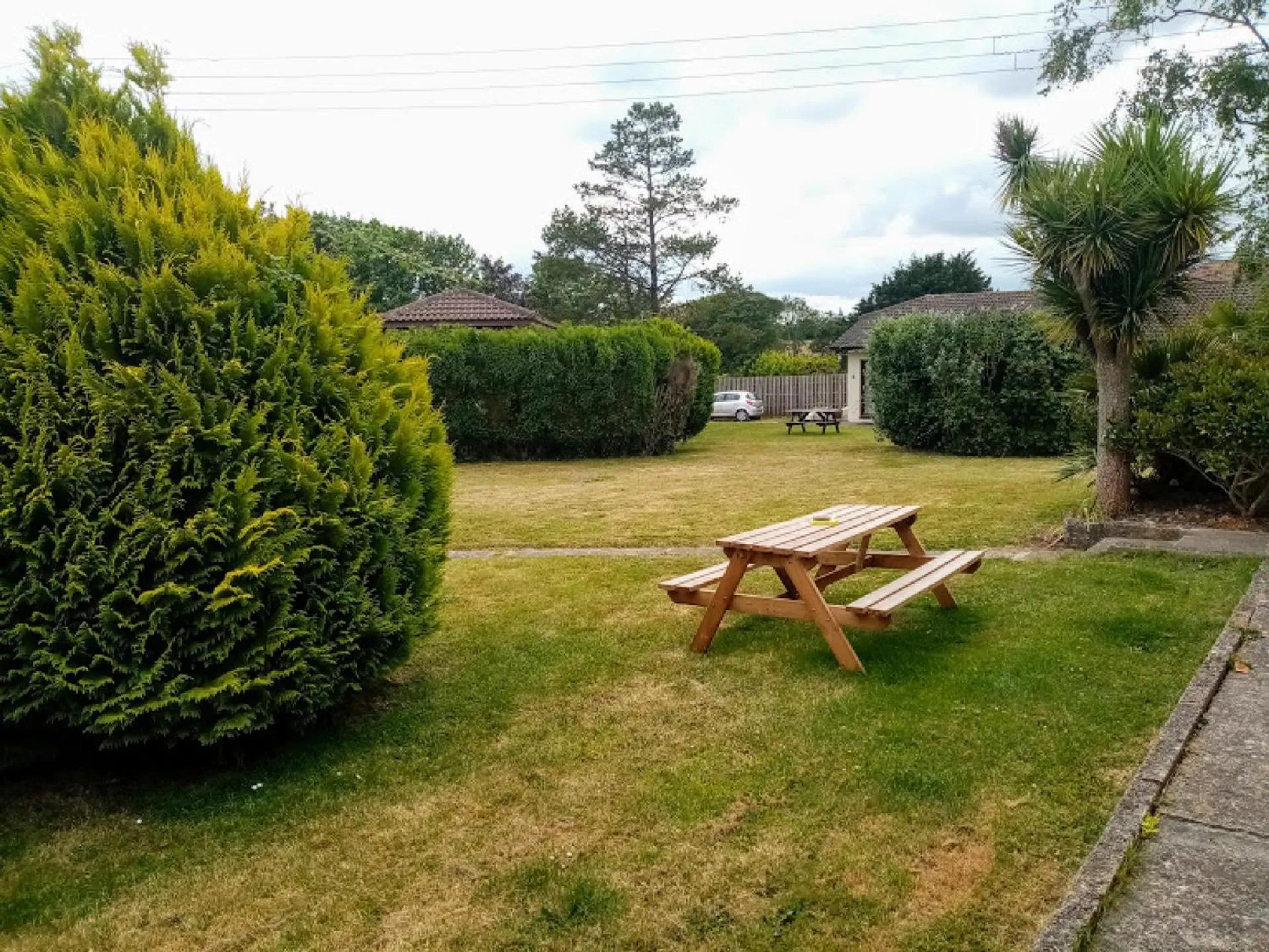 Garden view in Bray Cottage