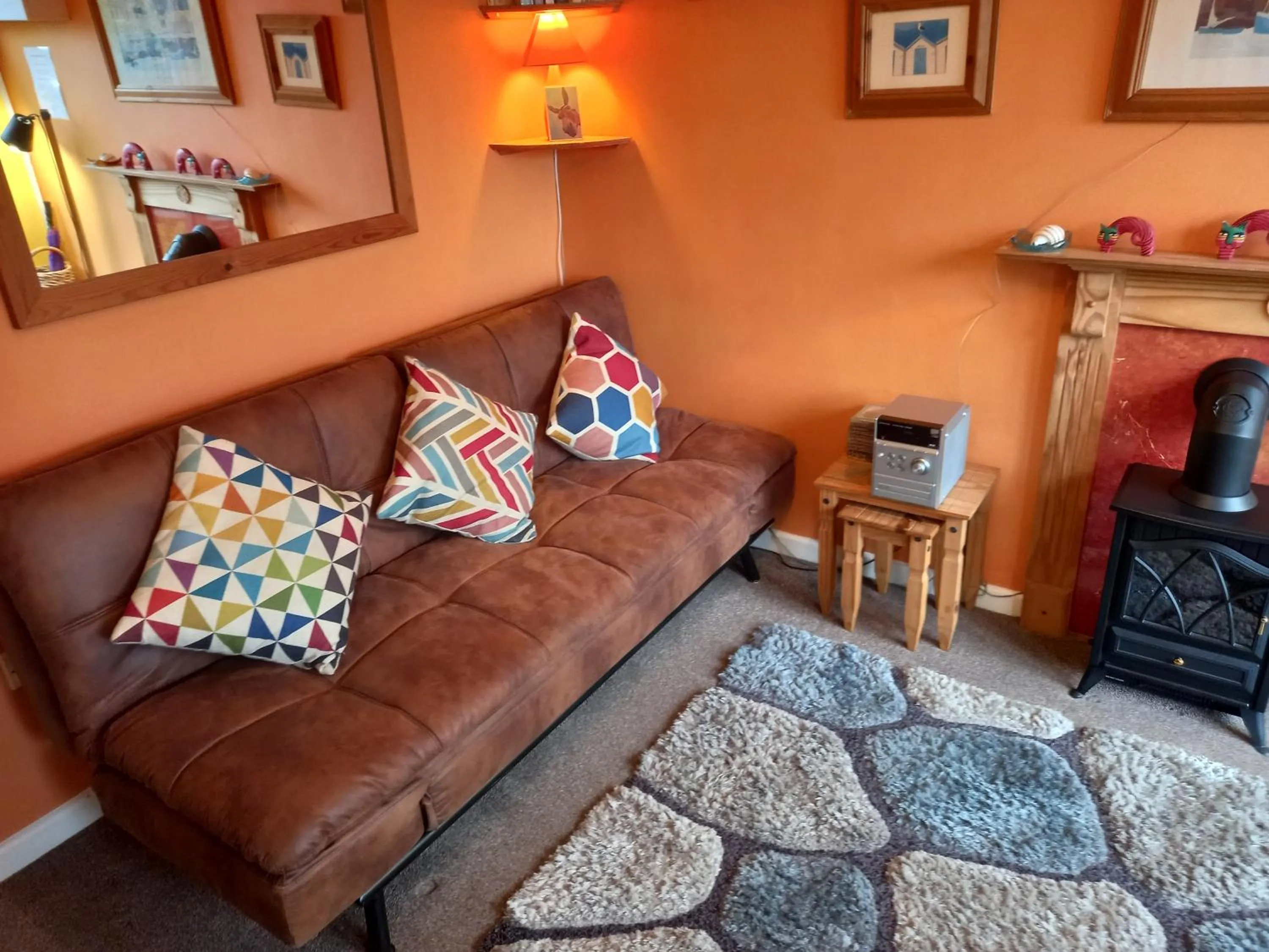 Living room in Bray Cottage