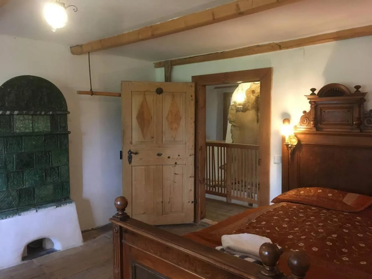 Bed in Chalet Hinterbreiteneben