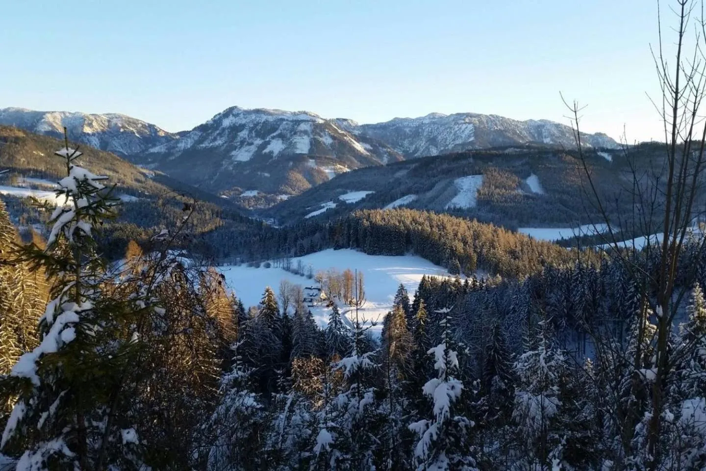 Natural landscape in Chalet Hinterbreiteneben