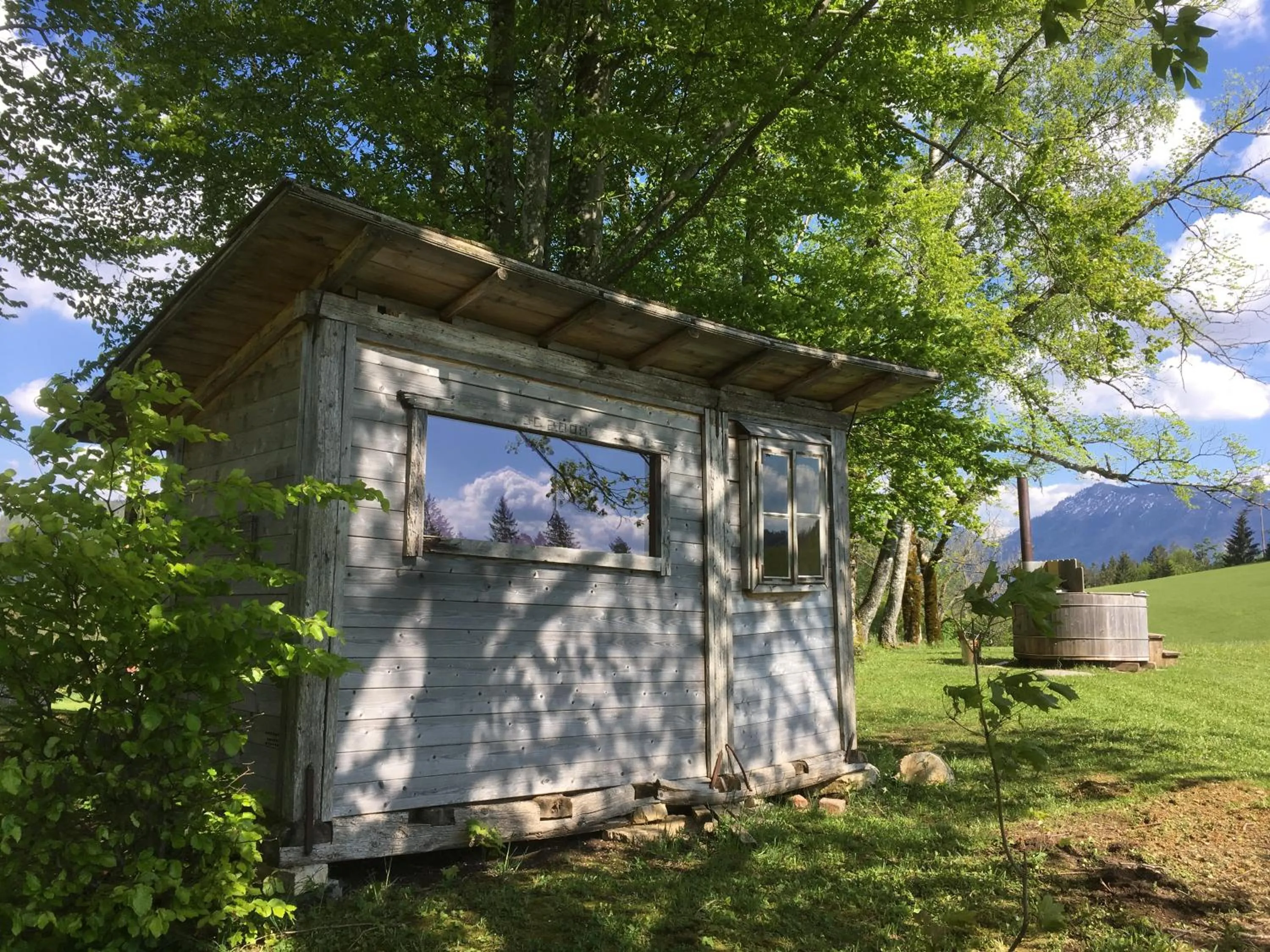 Garden in Chalet Hinterbreiteneben