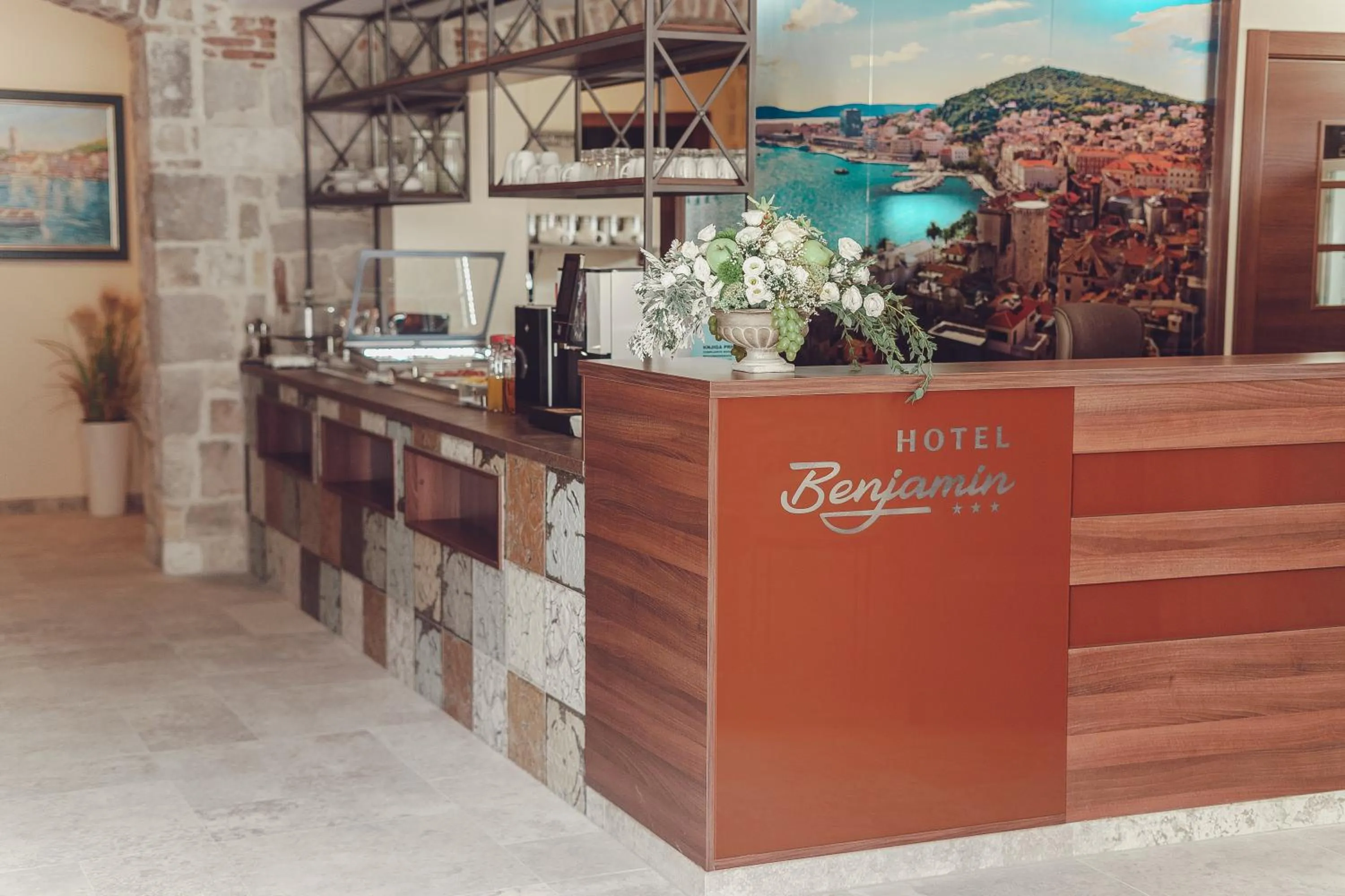 Lobby or reception in Benjamin Hotel