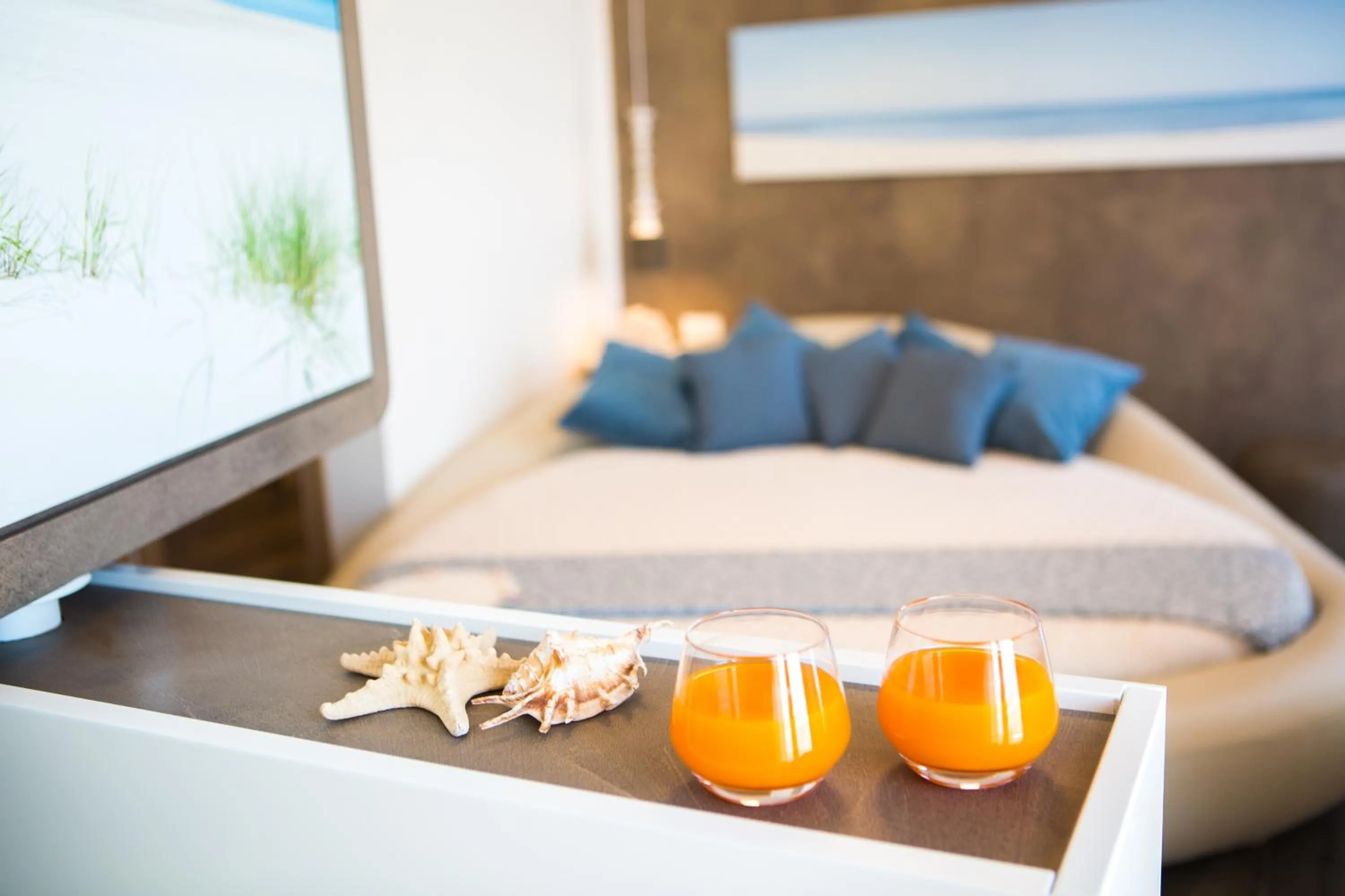 Decorative detail, Bed in Hotel Liberty Beach - Parking & Beach