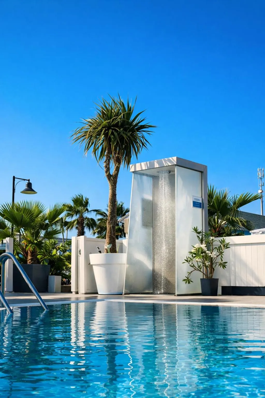 Swimming pool in Hotel Liberty Beach - Parking & Beach